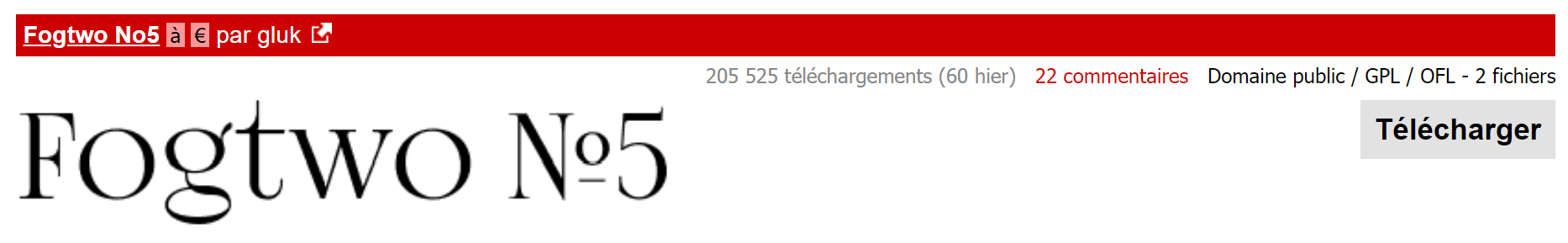 Screenshot du site Dafont.com. Intégrer une police, typographie, personnalisée ou de marque, en CSS sur son site Squarespace