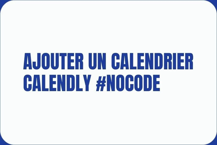 comment ajouter un calendrier Calendly à son site Squarespace