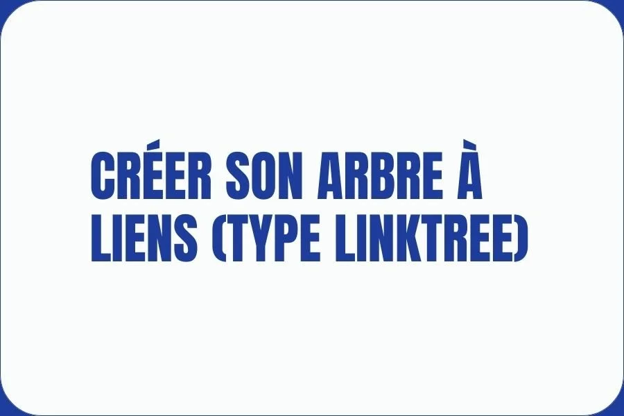 créer son arbre à liens (type Linktree) sur son site Squarespace