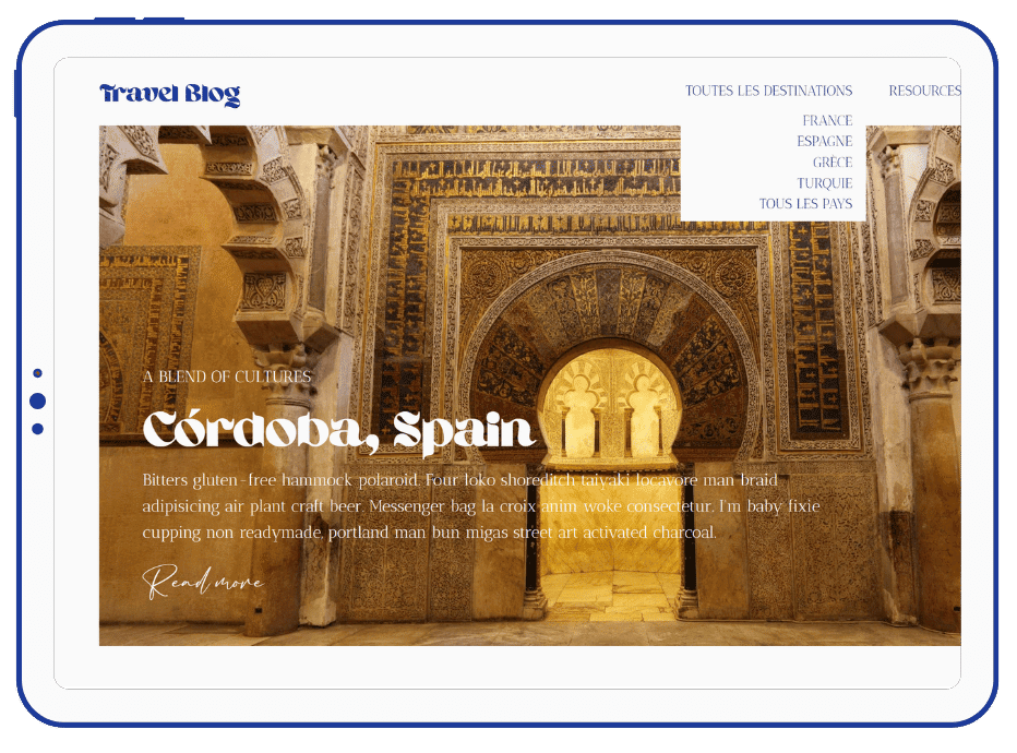 Créer son blog avec Squarespace. Comment ajouter les catégories à la navigation principale de son site Squarespace ?