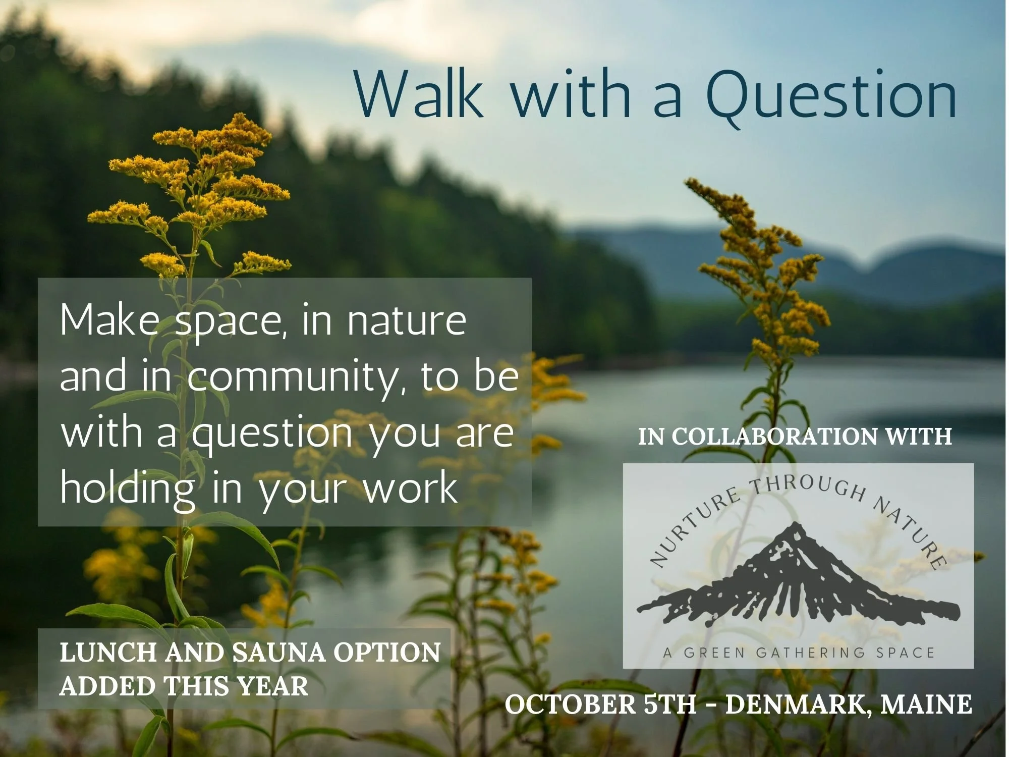 Walk with a Question - October 5, 2026