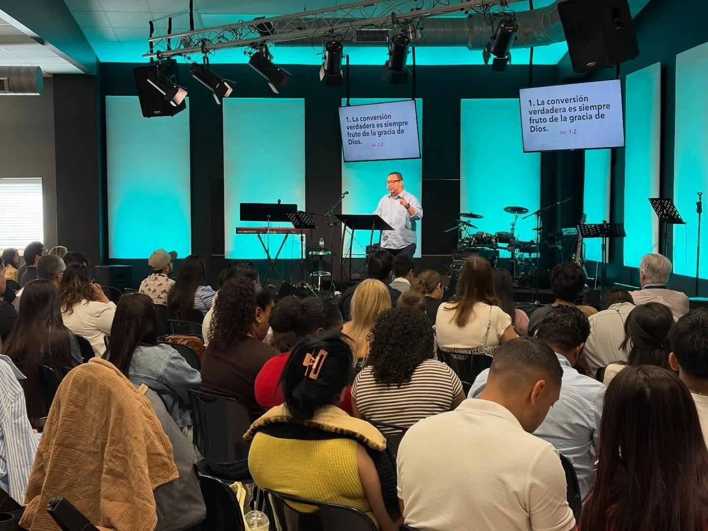 &iexcl;Un encuentro con Jes&uacute;s lo cambia todo!
Su gracia transforma vidas y nos da un nuevo prop&oacute;sito.

Te invitamos a acompa&ntilde;arnos este domingo 🙌