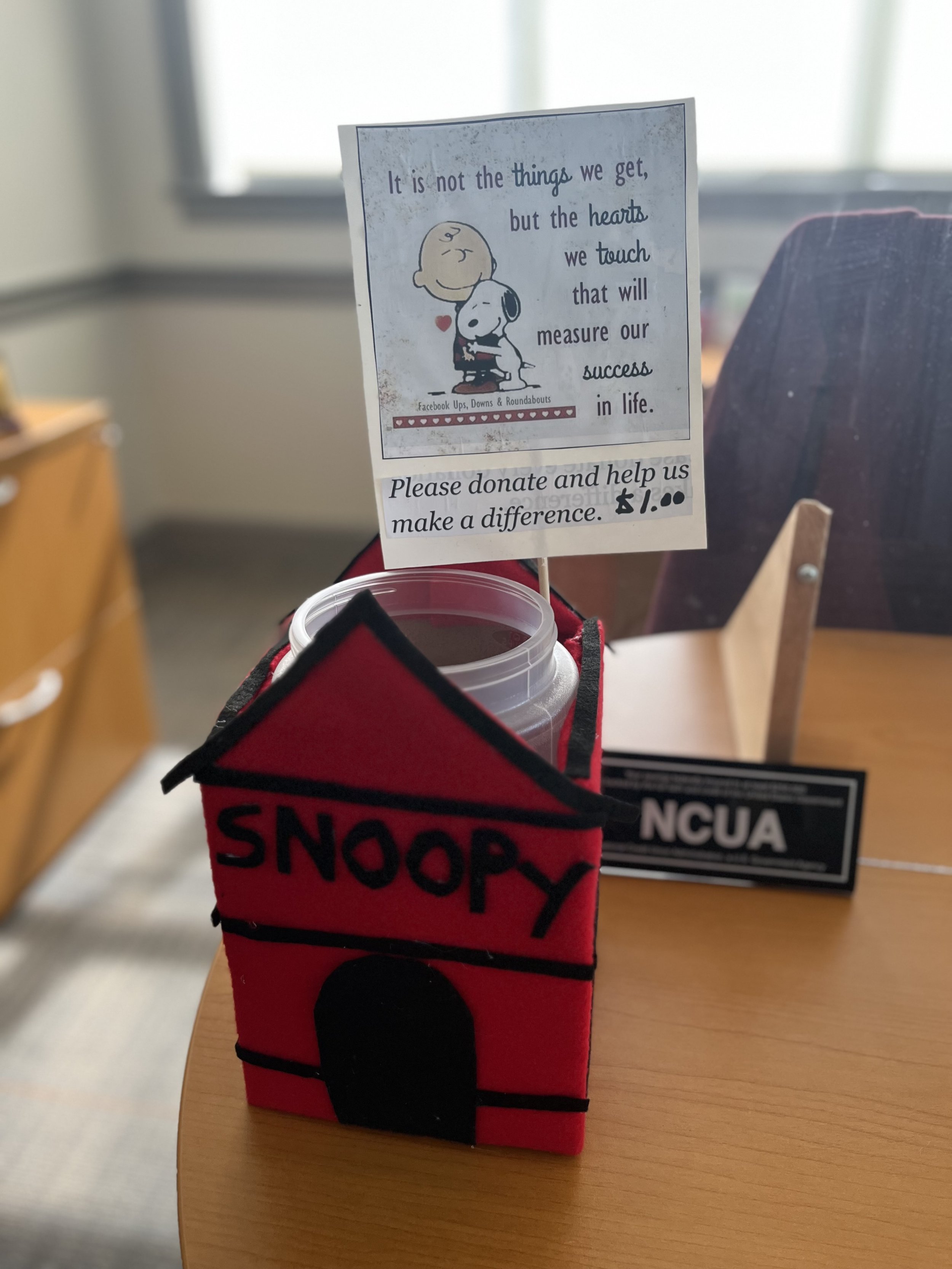 Snoopy Donation Box