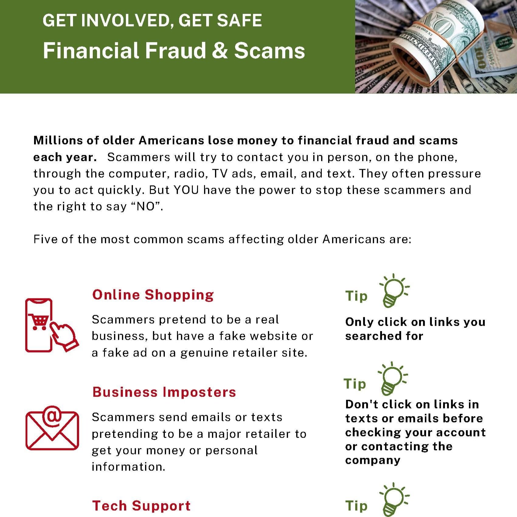 Financial Fraud &amp; Scams Safety