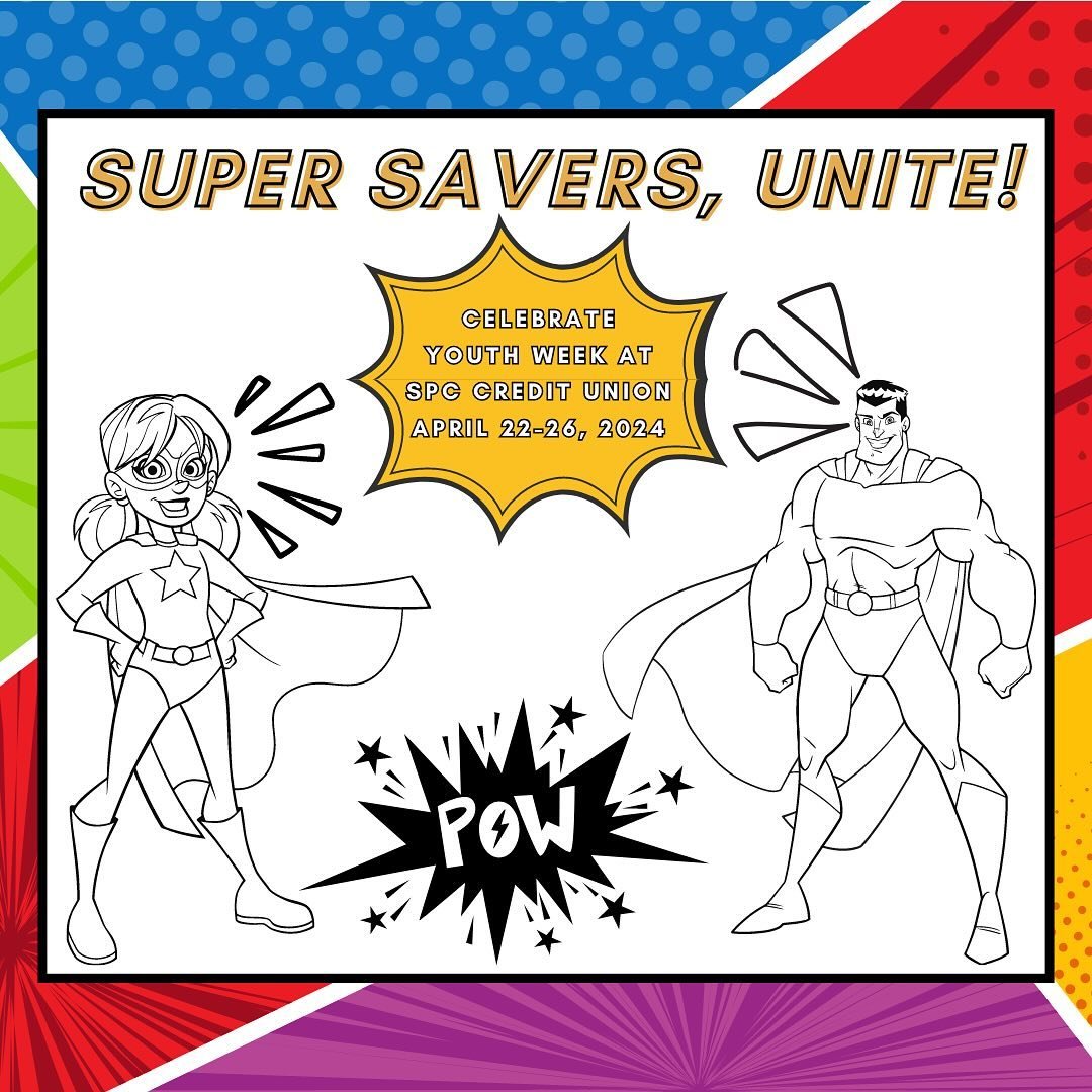 🦸&zwj;♀️ SPC Kids&rsquo; Club Super Savers: get ready to UNITE for another Youth Week celebration! 

We&rsquo;ll be posting activities soon&hellip;In the meantime, be sure to get to work coloring the postcard you&rsquo;ve received in the mail. Drop 