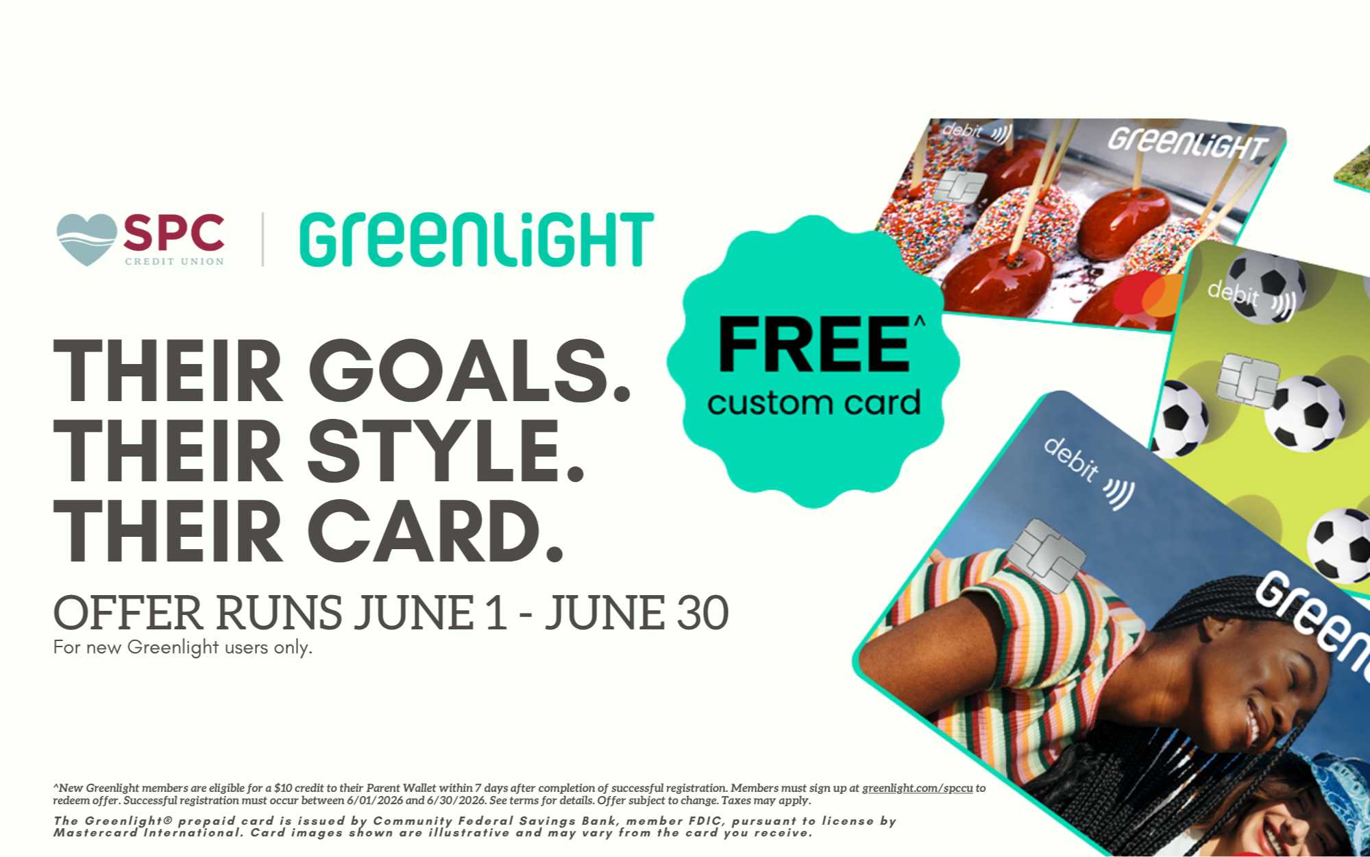Get Your Greenlight Custom Card NOW!