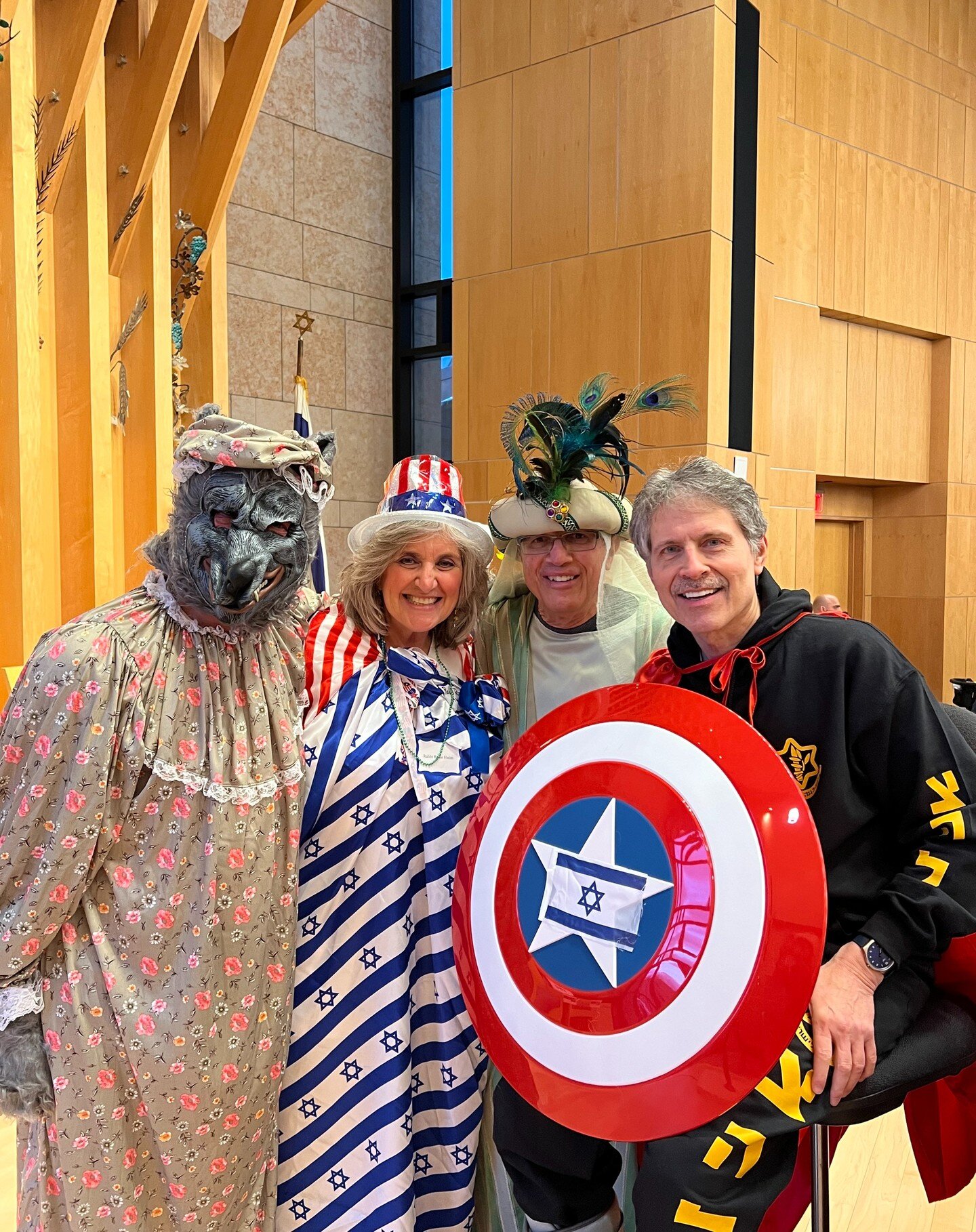 Purim Evening - Lights! Camera! Action! We released our inner movie stars and big screen heroes! We were bursting at the seams with over 300 people. This past saturday our congregation really celebrated in a big way with dancing, singing and costumes