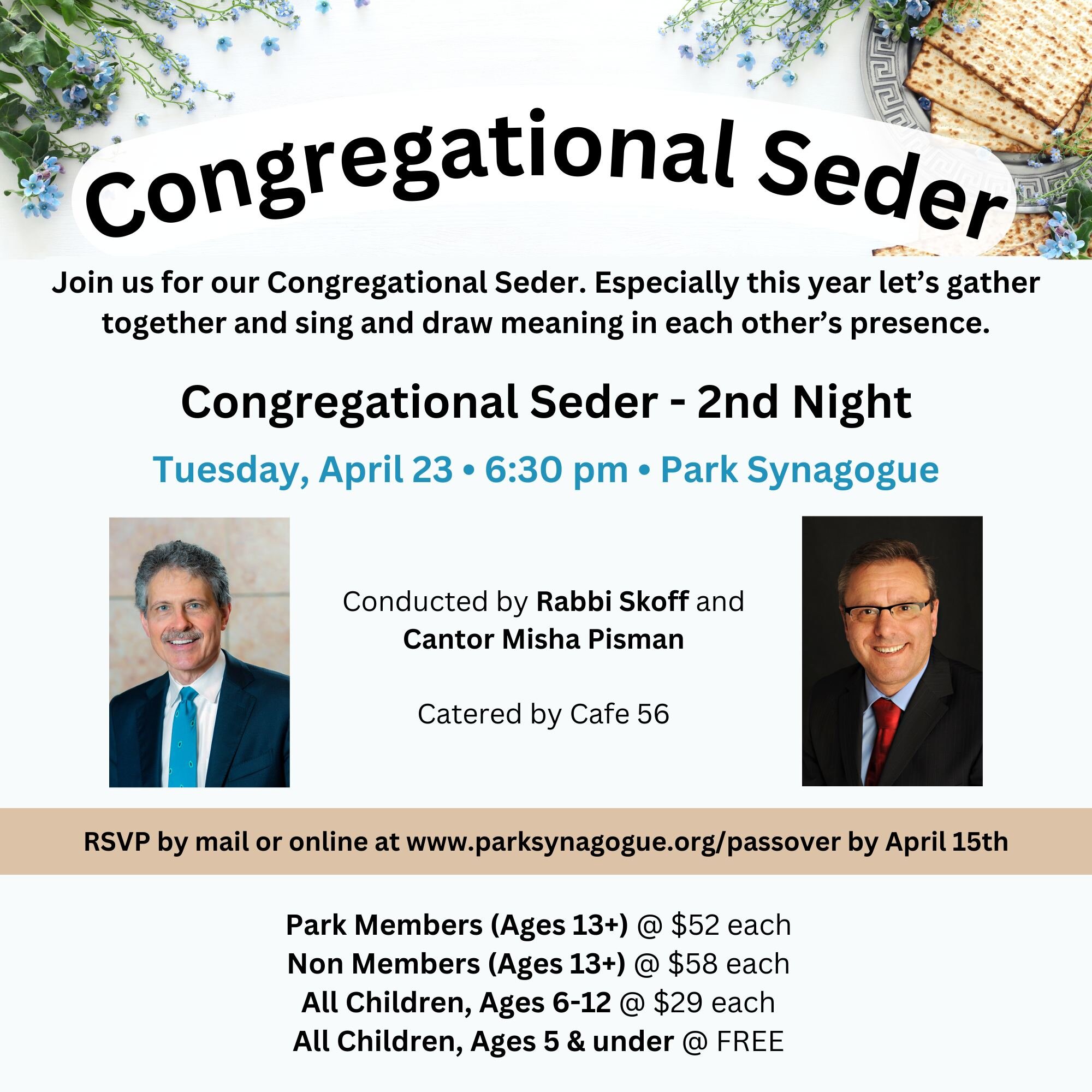 Passover is coming and we want to help you prepare. Visit our website for our Passover guide and upcoming programs to help you prepare! Sign up for our Congregational Seder on the 2nd Night of Passover too. https://www.parksynagogue.org/passover #Pas