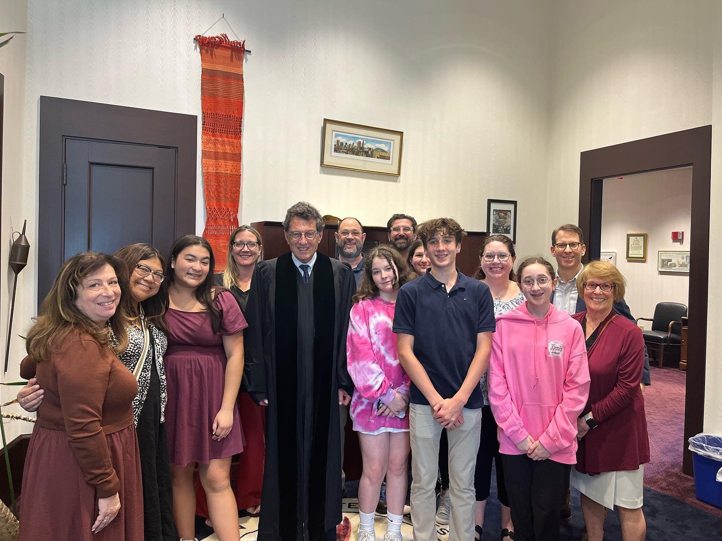 The Confirmation Class visited the Federal Courthouse with Judge Dan Polster to learn about the Justice System in action.