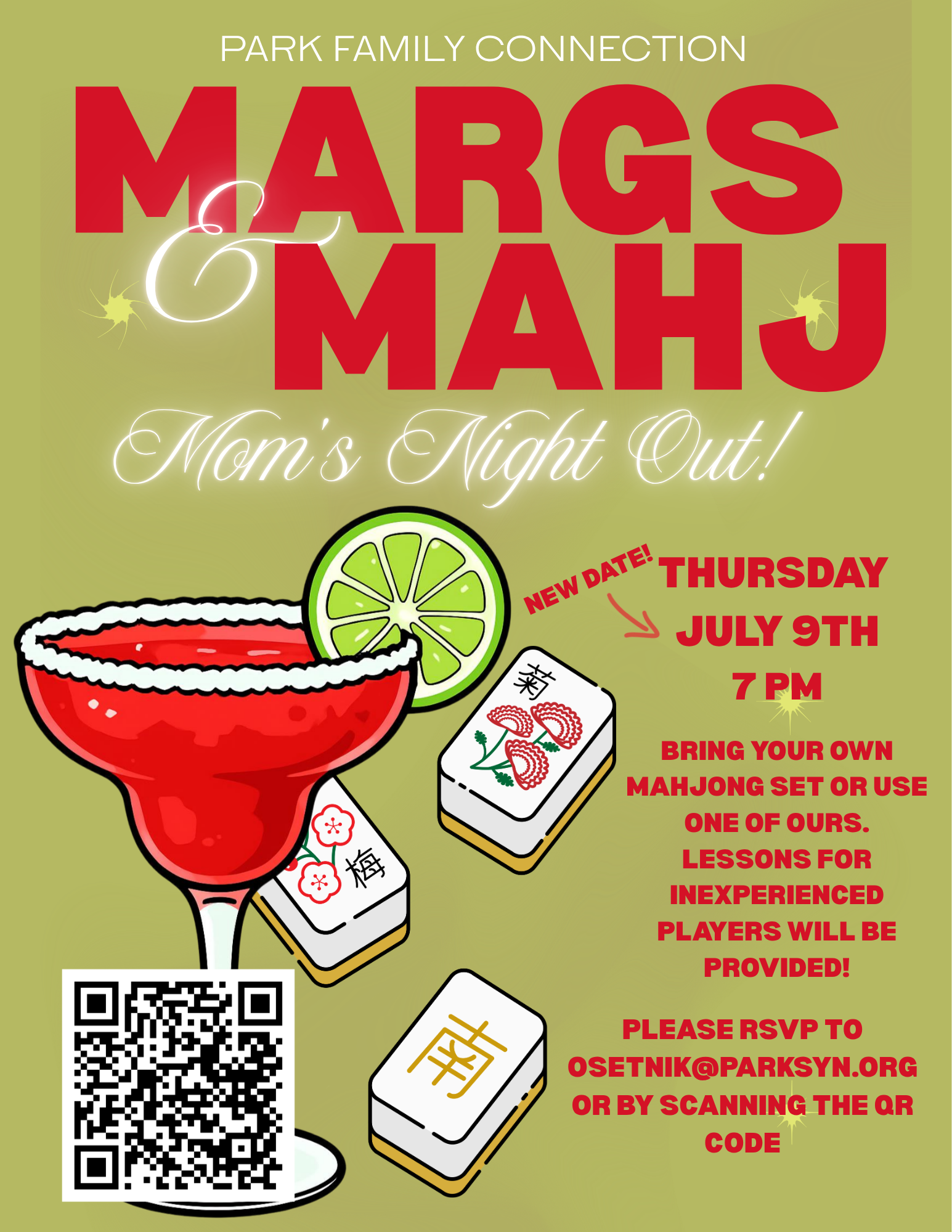 Margs &amp; Mahj: Mom’s Night Out