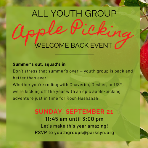 All Youth Group Welcome Event