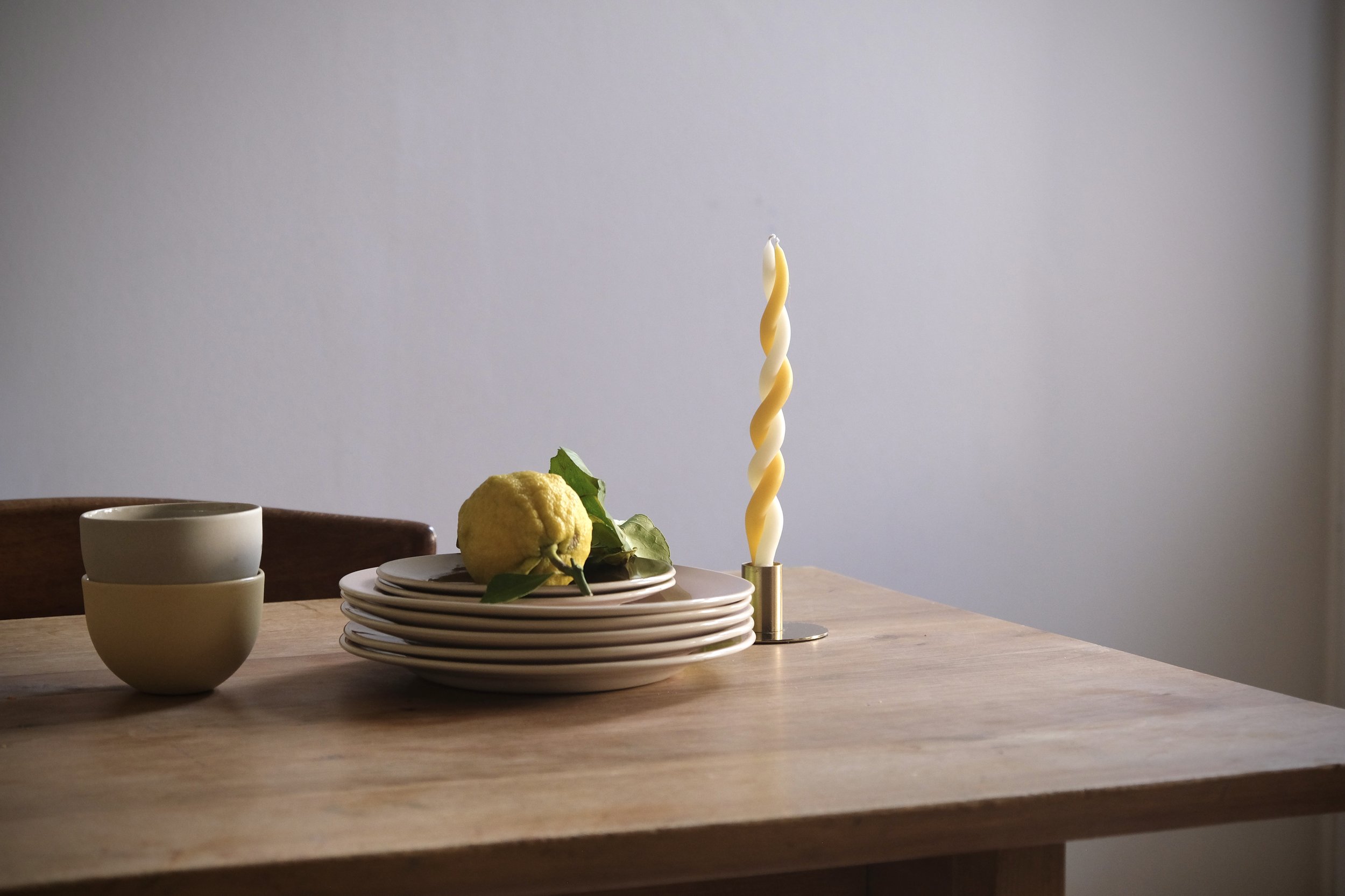 Bougie tournée LAIT - MIEL