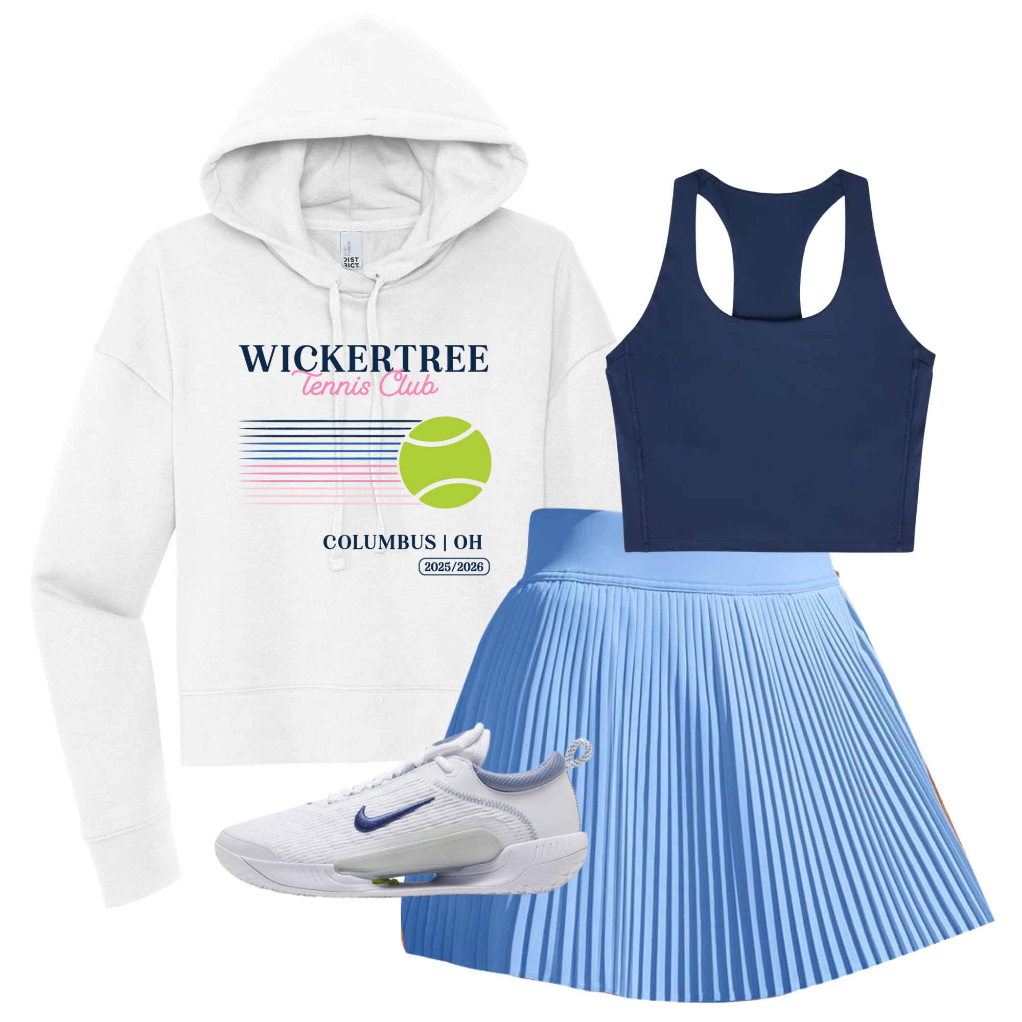 Wickertree Cropped Hoodie