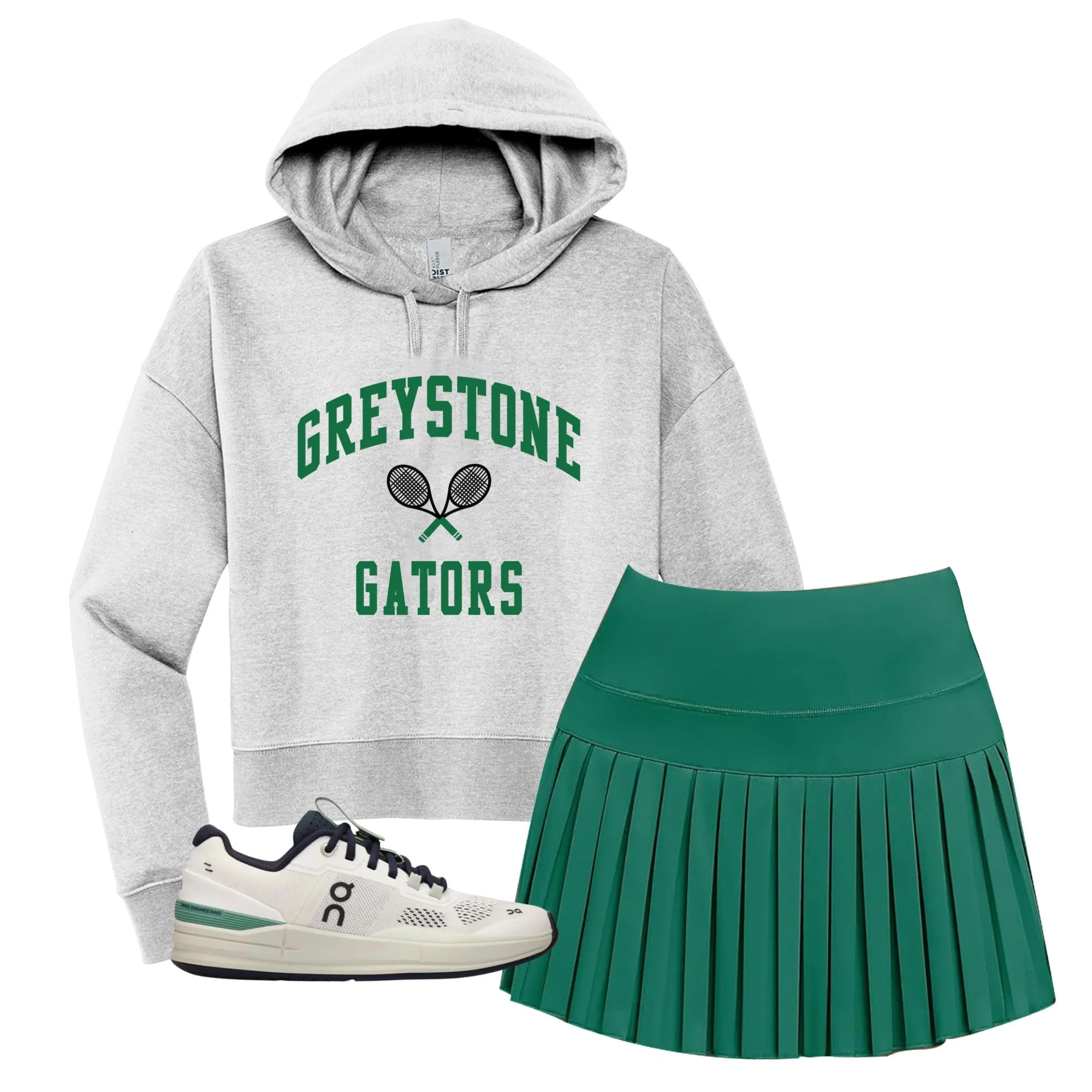 Greystone Cropped Hoodie