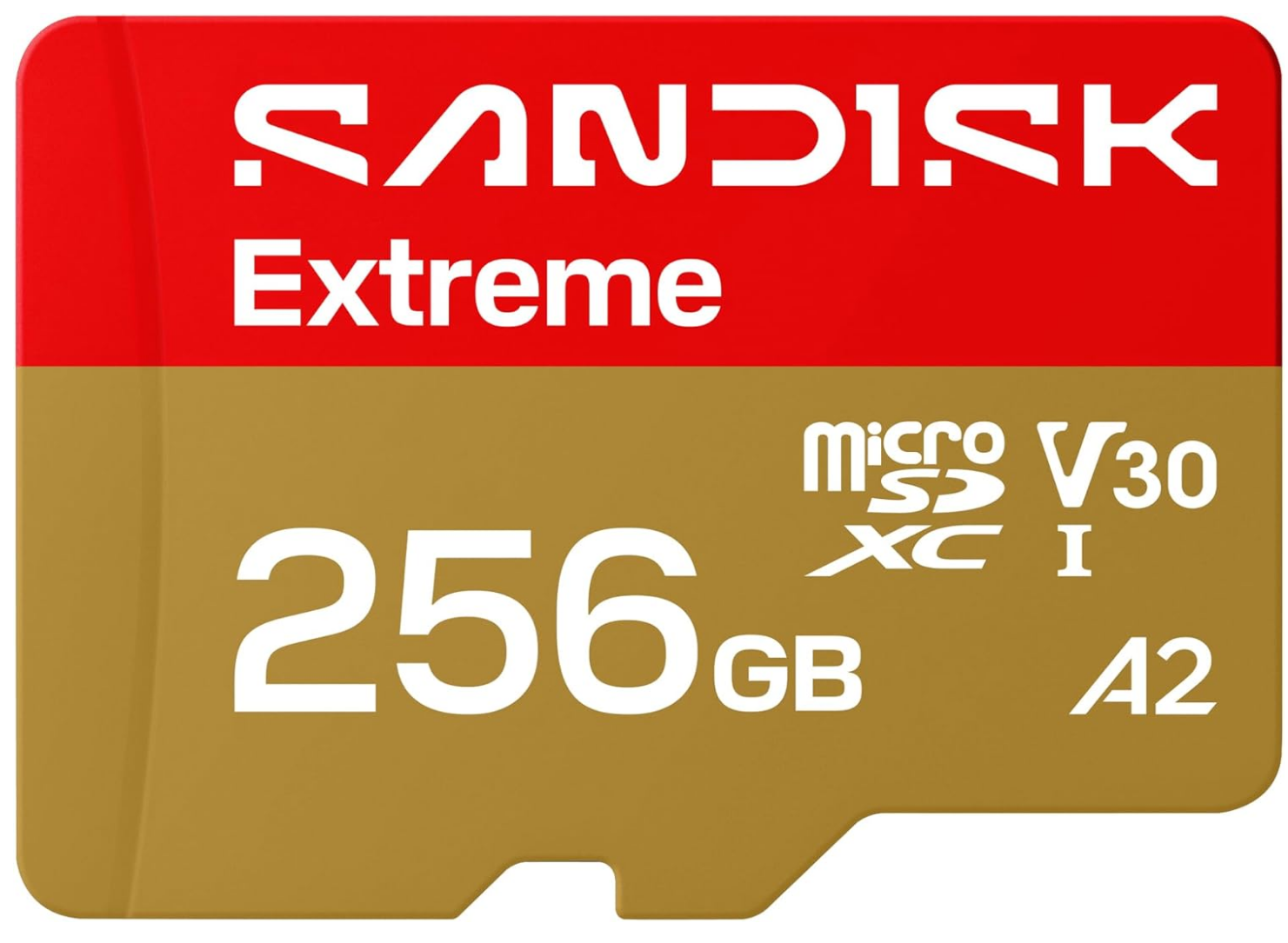 SanDisk 256GB Extreme microSDXC UHS-I Memory Card SDSQXAV-256G-GN6MA