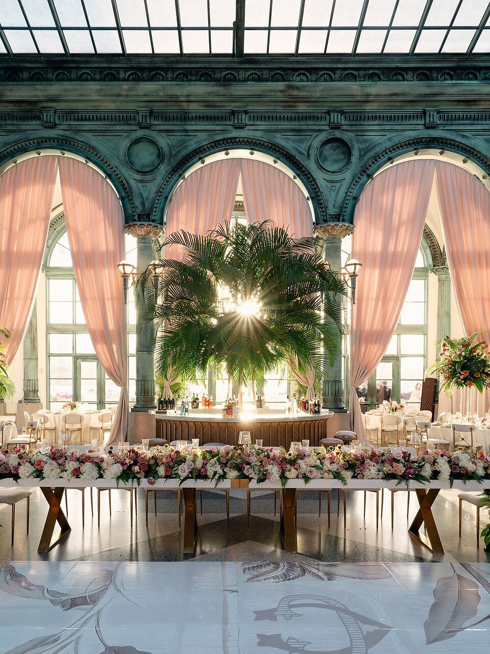 A Palm Beach welcome party for the ages! We transformed the iconic Flagler Museum into a festive celebration to kick off the most spectacular wedding weekend! Our team, along with a stellar group of vendor partners, installed everything shown in a me