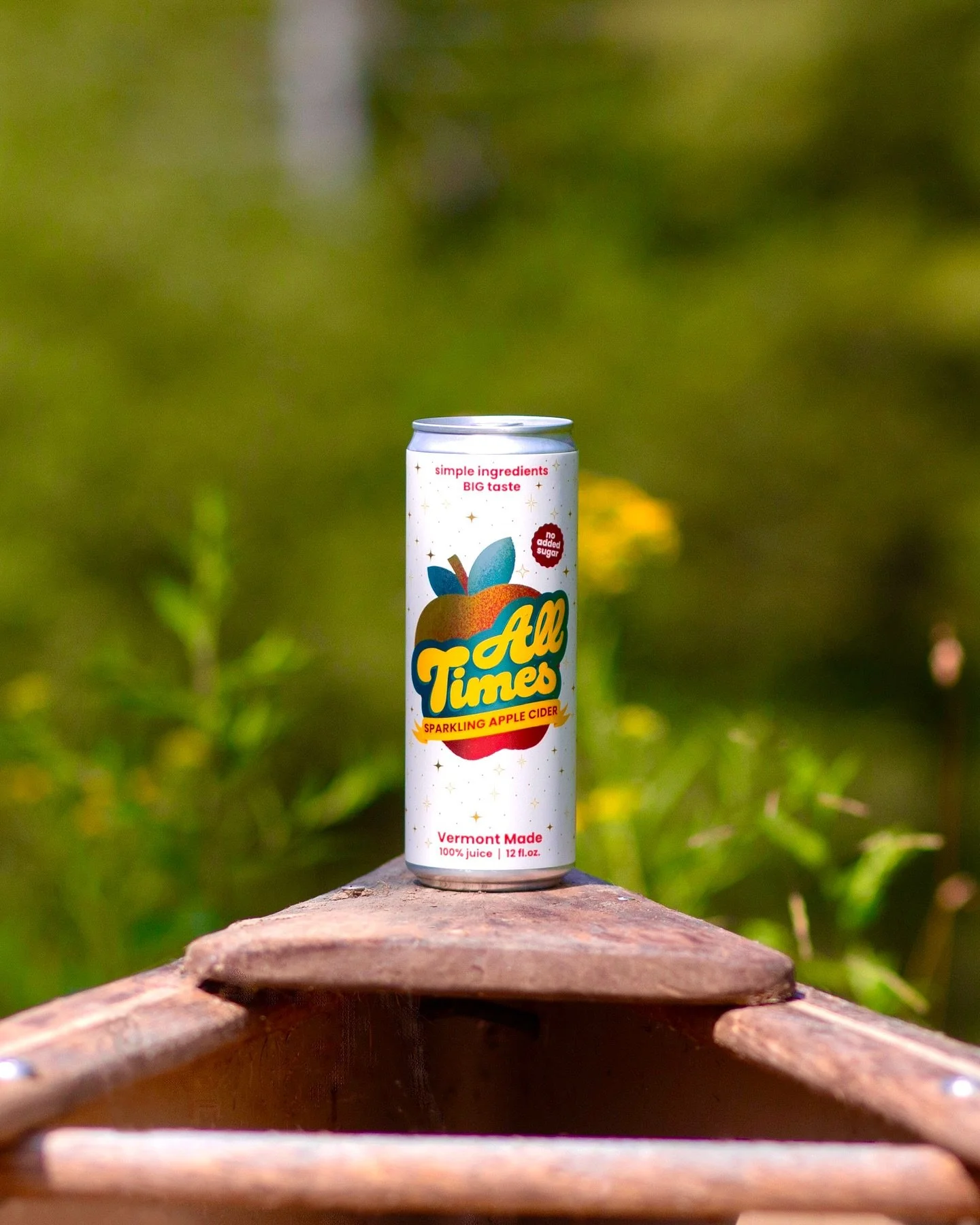 Sparkling non-alcoholic cider, sweet not sweetened, made with locally sourced apples from VT &amp; NY.