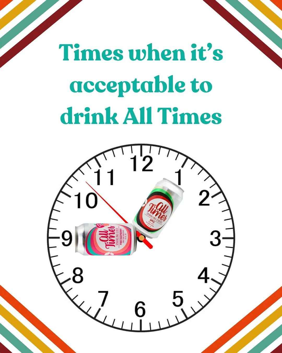 Never a bad time.