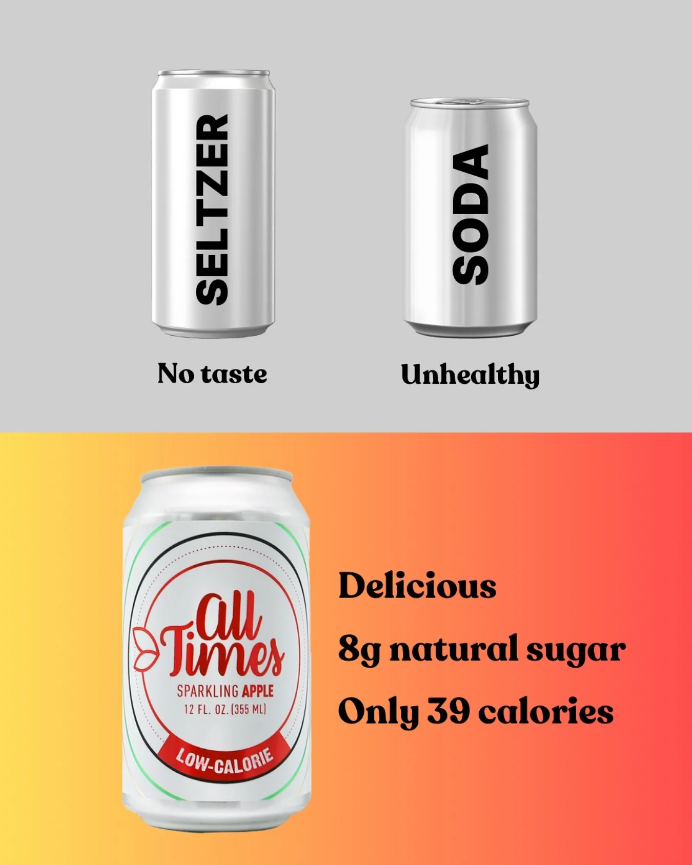 Healthier than a soda and tastier than a seltzer - All Times Lo-Cal captures that elusive sweet spot. 

Pick up a 4-pack at the pub, at select stores findable via our online cider locator, or have it shipped through our website at citizencider.com.