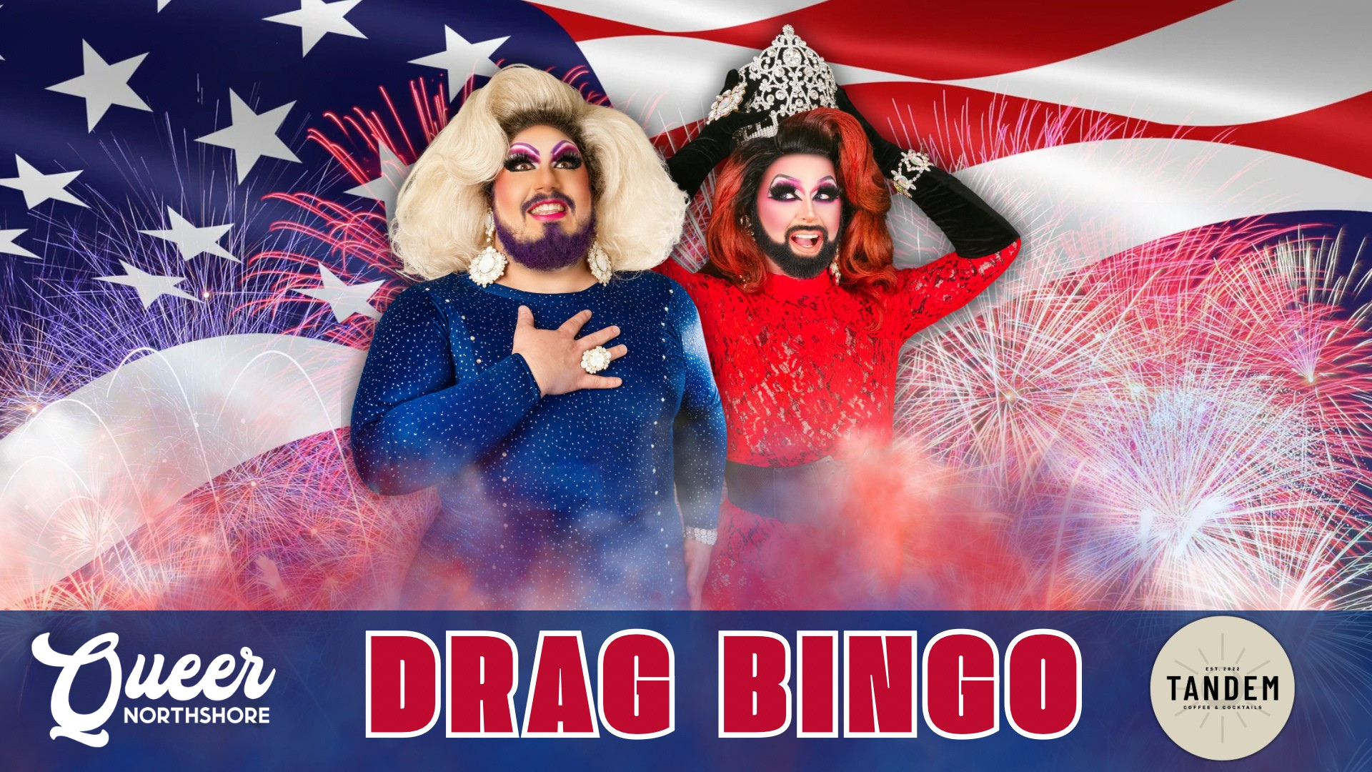 Drag Bingo - Night of 1,000 Tuffys: Red, White, and Ready to Fight!