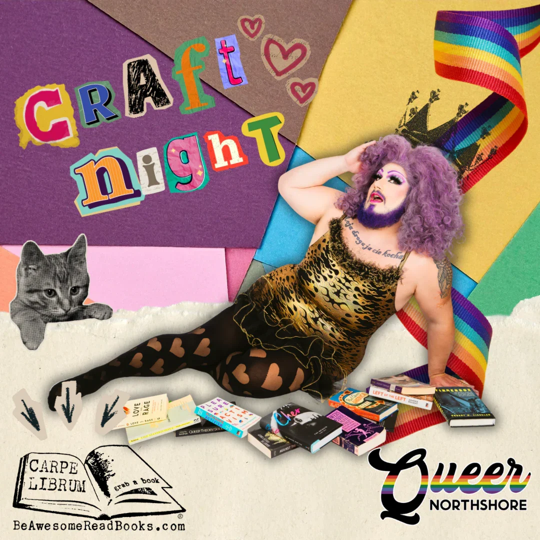 Craft Night with a Queen: paper-collaging workshop hosted by Tuffy Love