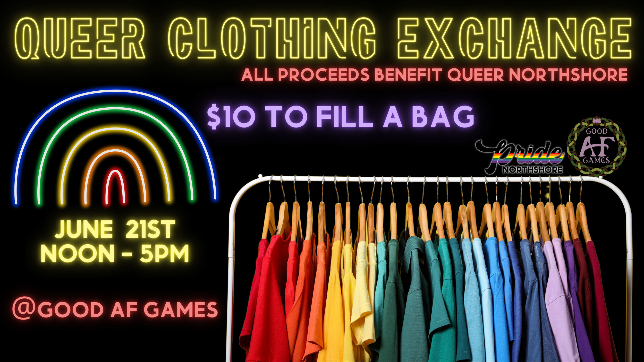 Queer Clothing Exchange at Good AF Games