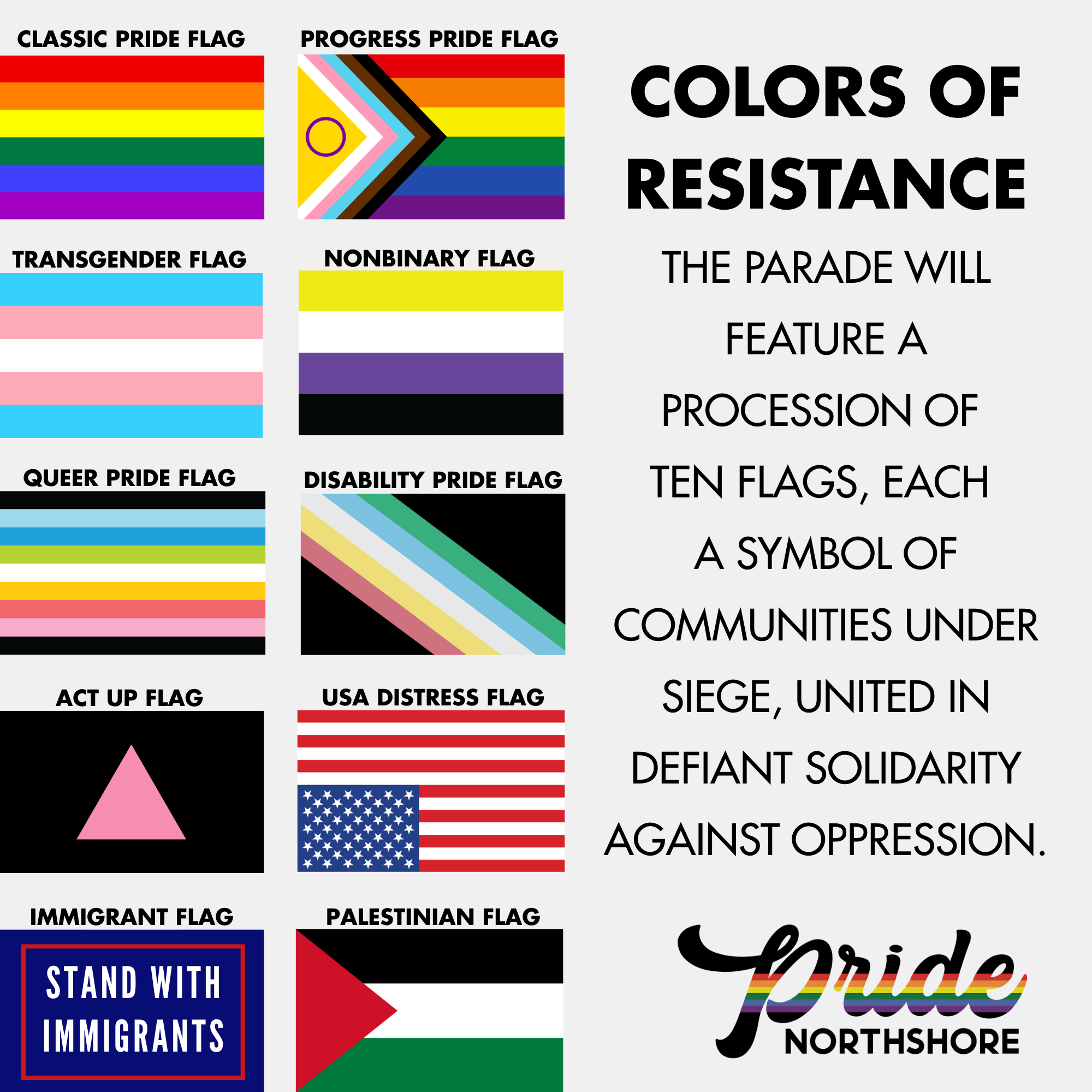 Why These Flags Fly: Pride, Protest, and Solidarity in this year’s pride parade