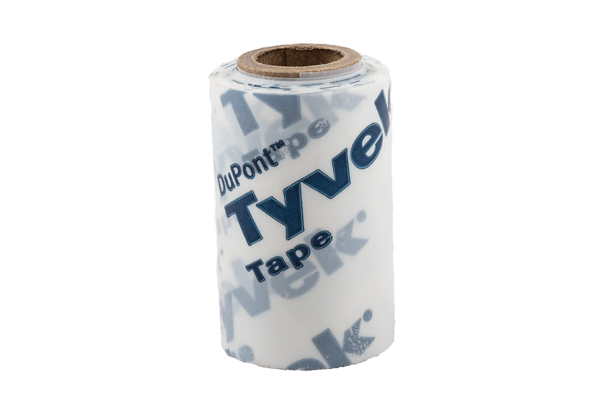 Roll of DuPont Tyvek Tape against a white background