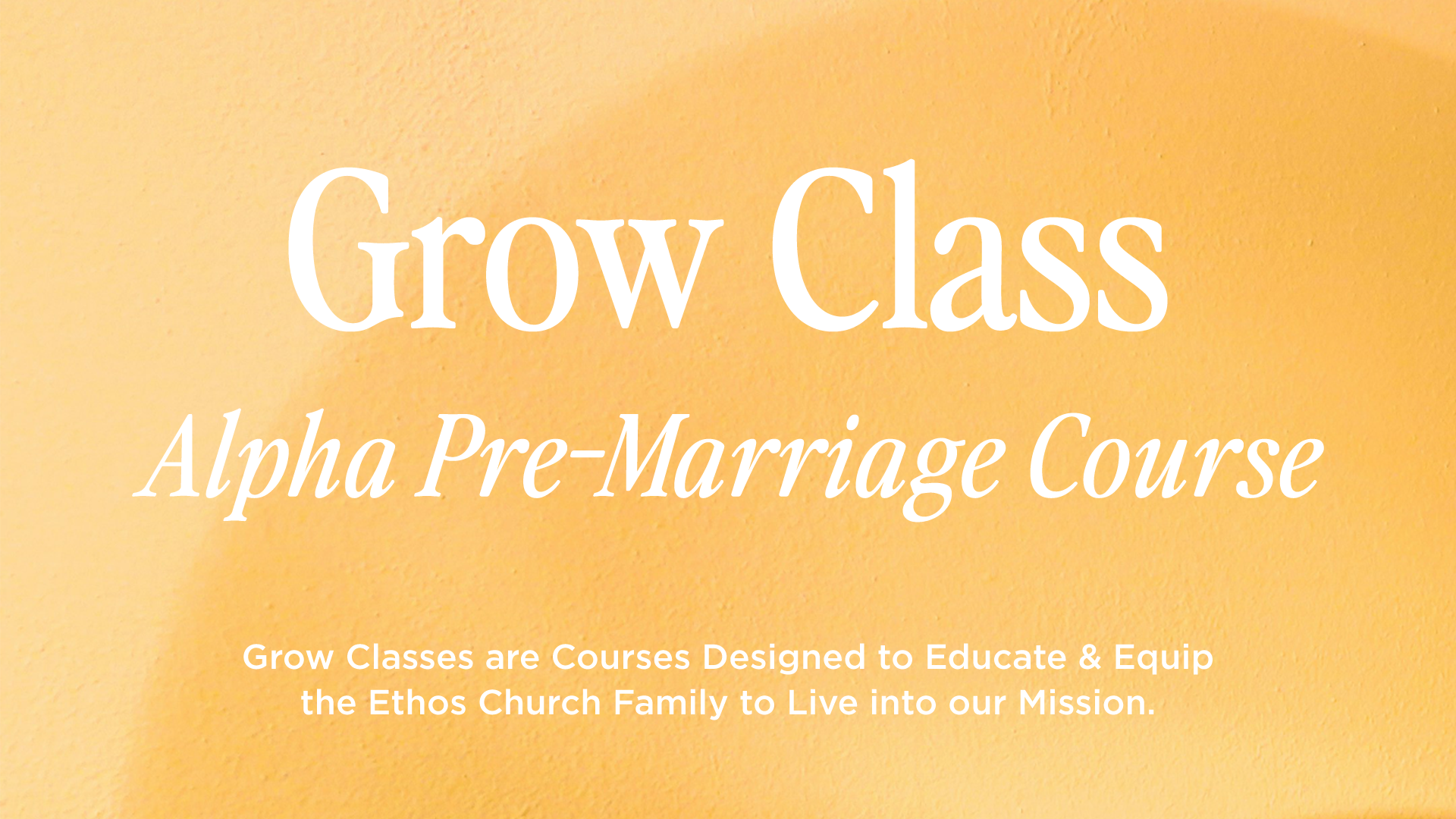 Alpha Pre-Marriage Course