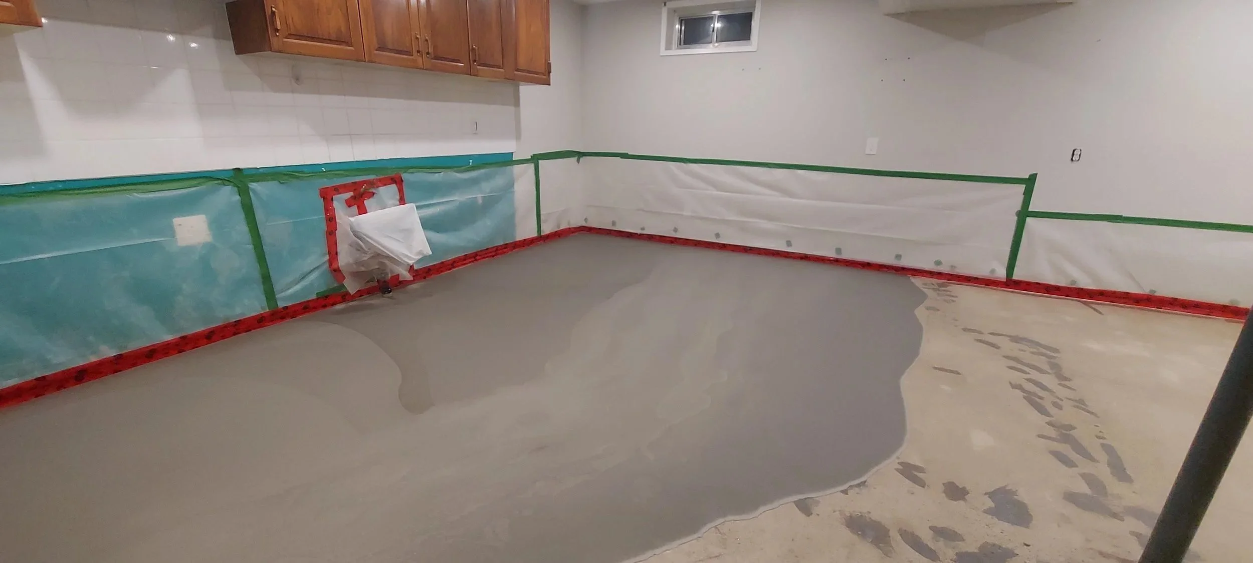 Basement Art Studio Renovation: Leveling a Concrete Floor for a Dream Studio