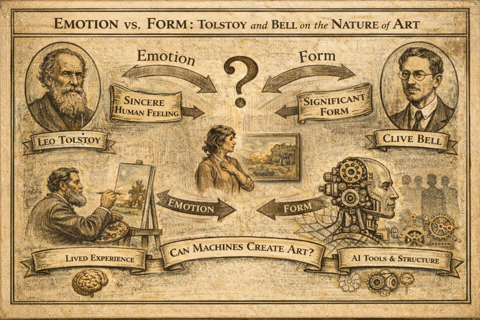 What Would Tolstoy Say About AI Art?