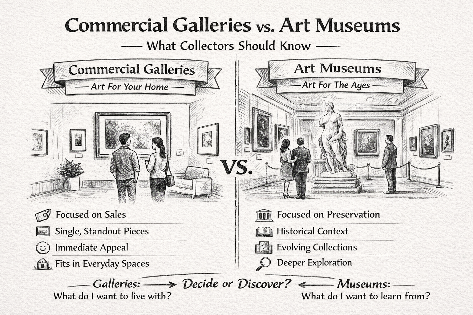 Commercial Galleries vs. Art Museums