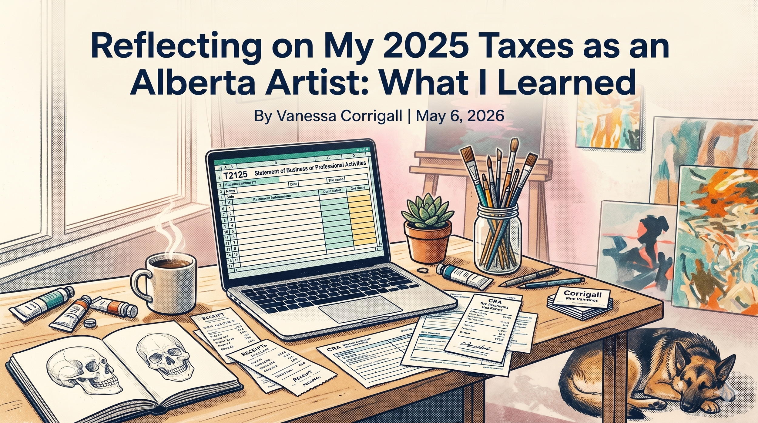 Reflecting on My 2025 Taxes as an Alberta Artist: What I Learned 