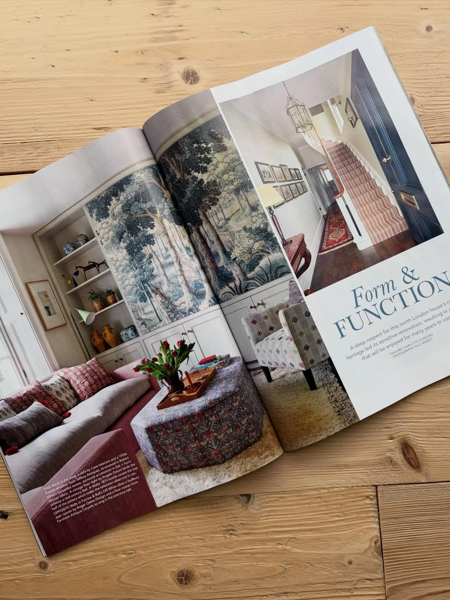 So brilliant to see our Canonbury project featured in this month&rsquo;s @englishhomemag . We had a lot of fun with our client, who really trusted us to restore his Grade II listed early Victorian townhouse and embrace the period of the house whilst 