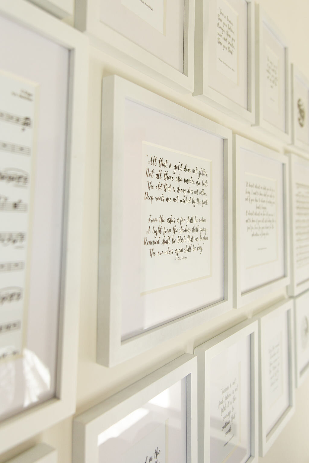 Living gallery wall.