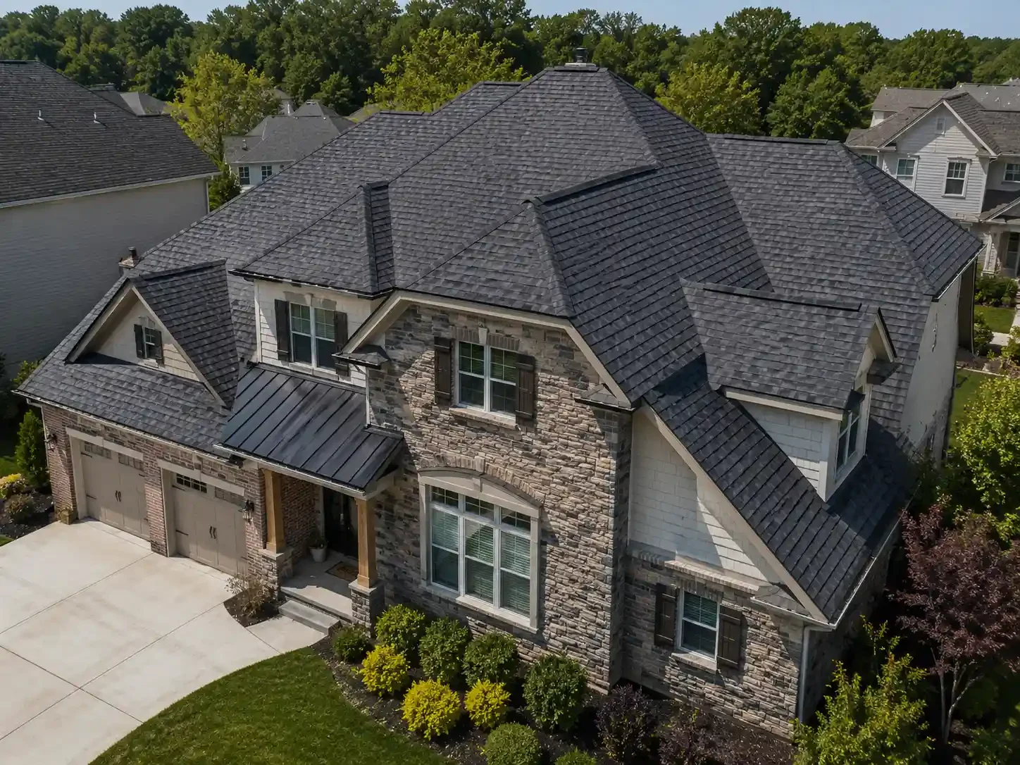 Custom roof design Bixby OK