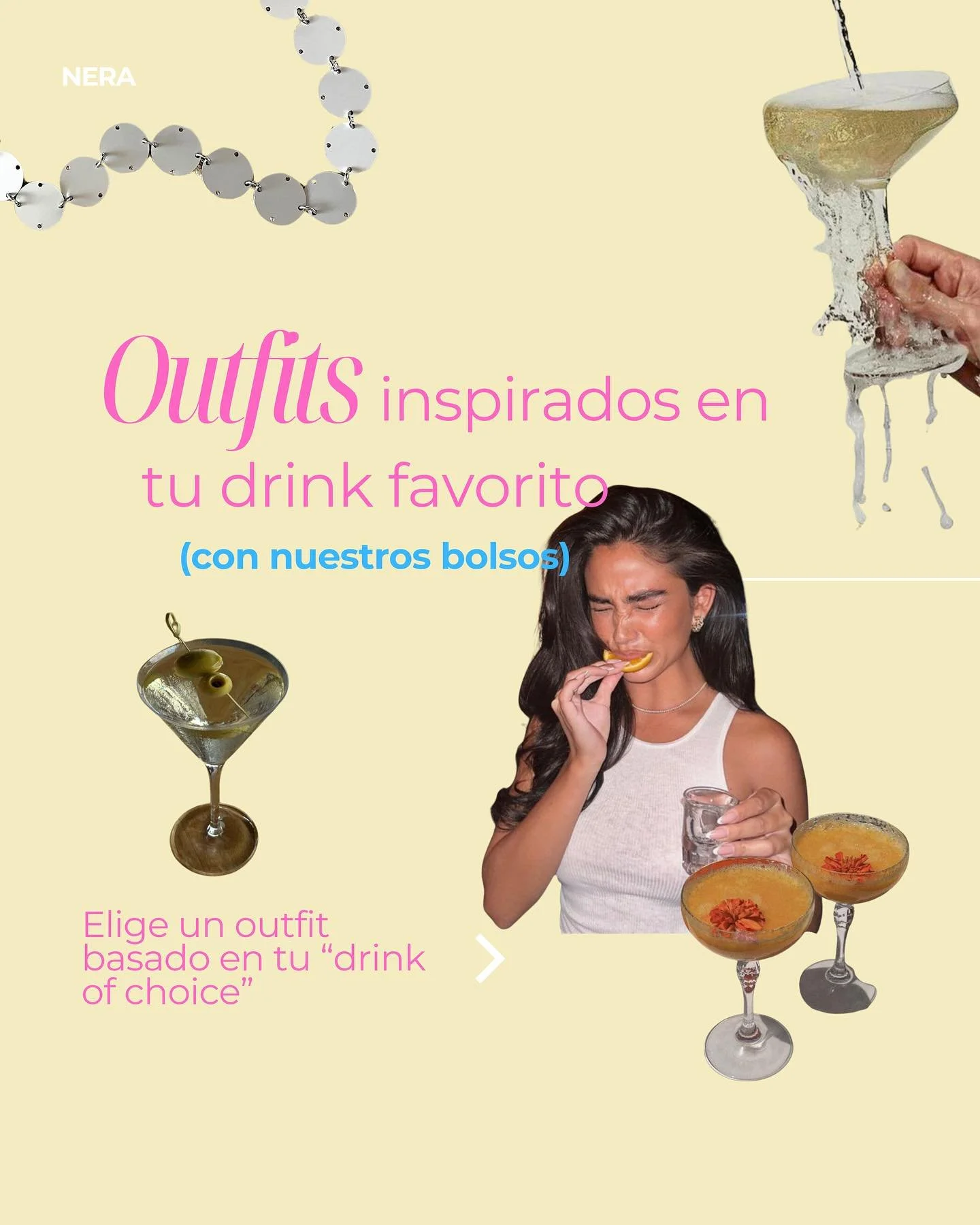 El &Uacute;NICO bolso que SI te hace falta en tu closet✨💕

Eres un martini, paloma, cosmo o aperol?