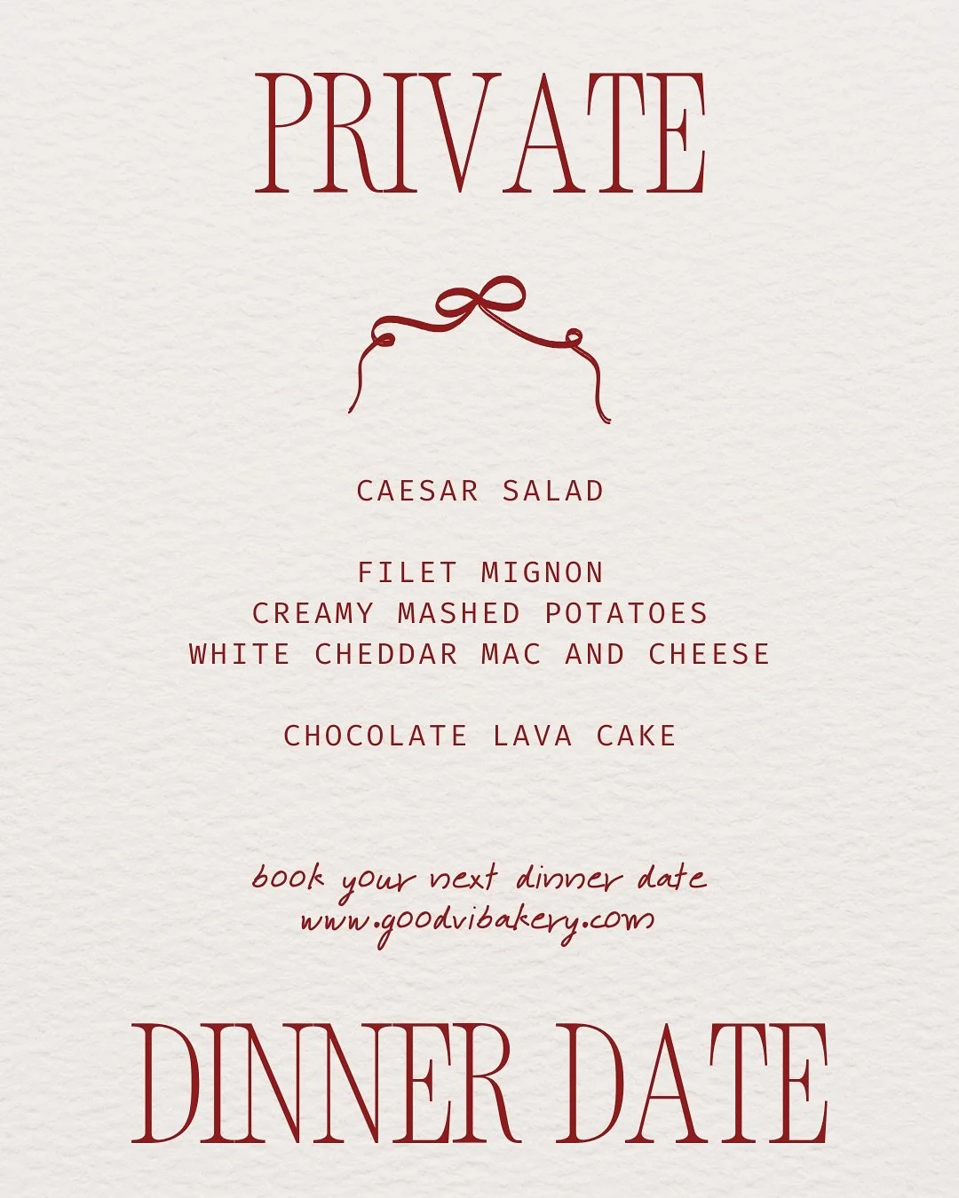 Dinner date in the comfort of your home but flavors of going out… say less