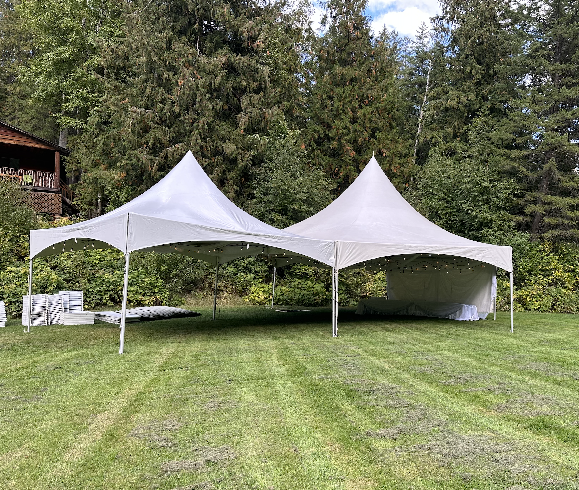 wedding tents for rent in kelowna for events in okanagan area
