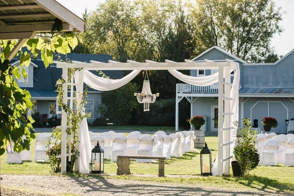 An outdoor elegant wedding venue in the heart of Kelowna, Okanagan