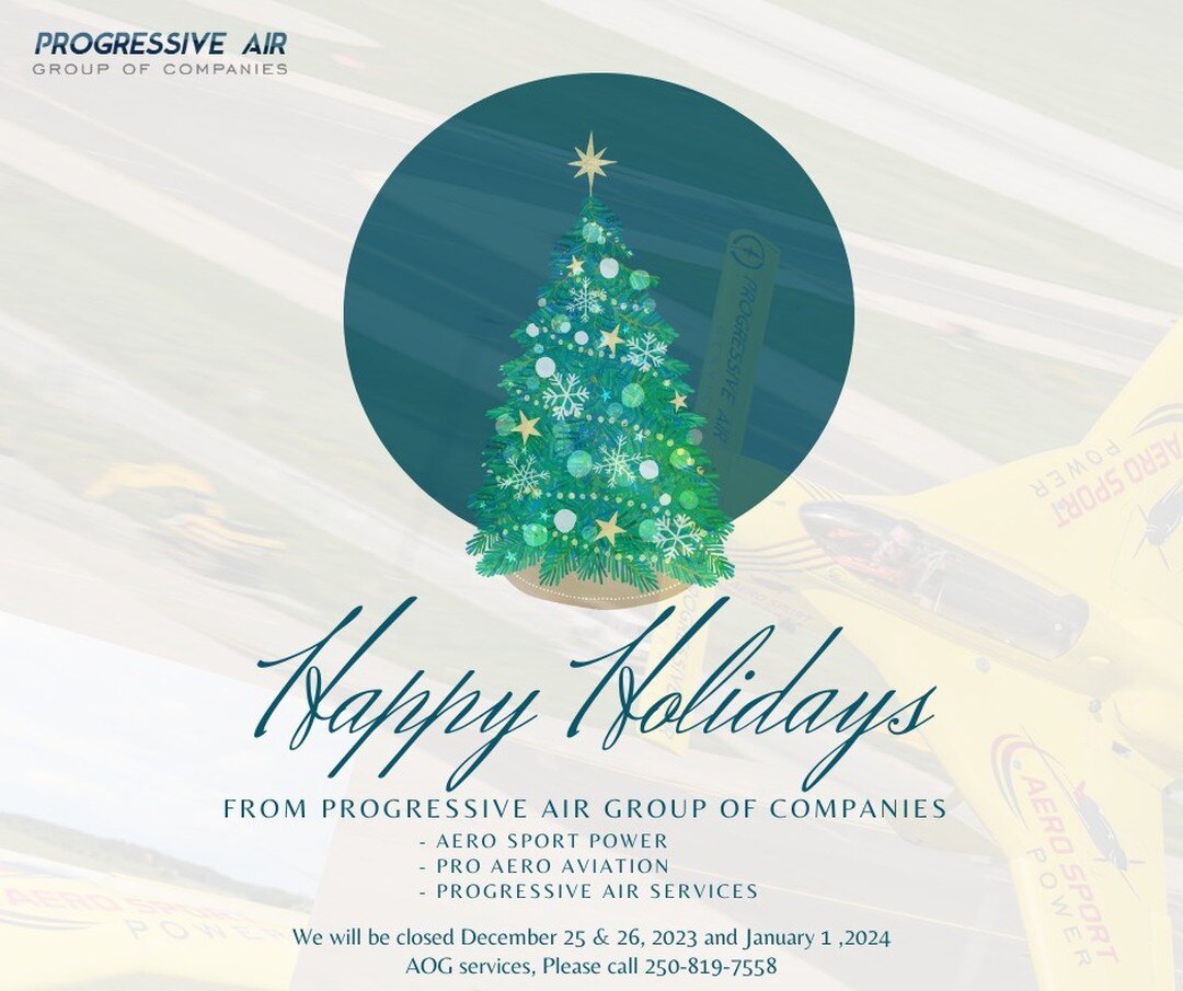 MERRY CHRISTMAS AND HAPPY NEW YEAR!
We will be closed on December 25 &amp; 26, 2023 and January 1, 2024

#HappyHolidays #Aviation #AVgeek #2023