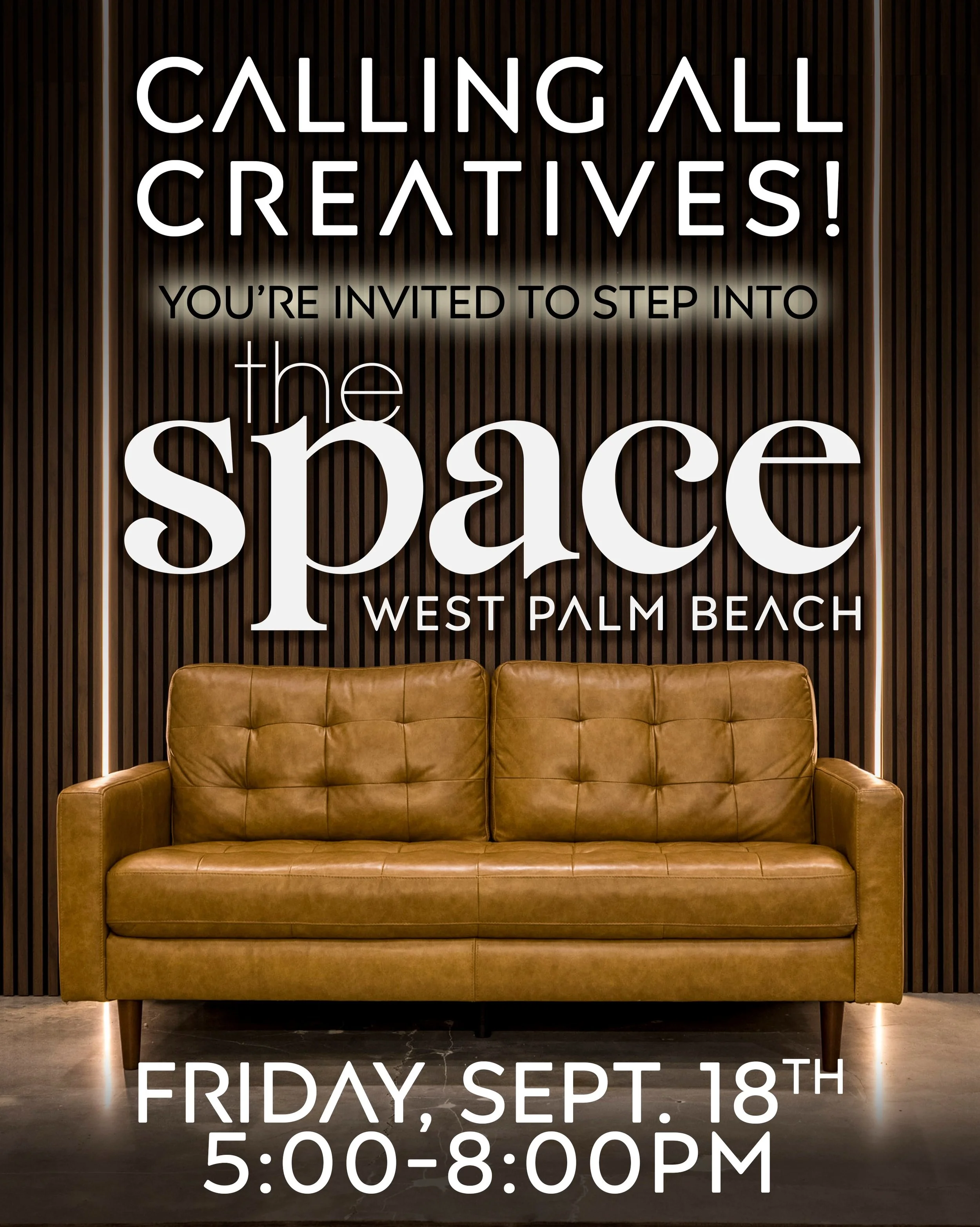 This Friday, come and Step Into the Space WPB and see for yourself how your productions can fit here! Say hello and help us spread the word!
