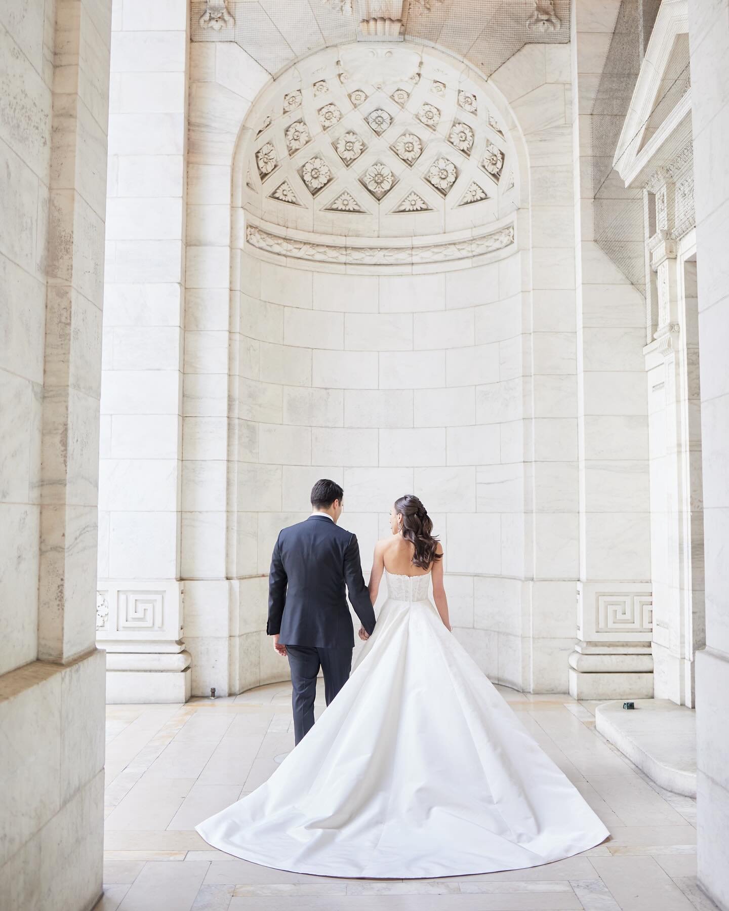 Forever hand in hand 🤍

Hair + Makeup: @beautini
Photographer: @shawnconnell 
Videography: @aaronnovakfilms 
Dress: @oscardelarenta 
Bridal Attendants: @thestylishbride 
Planning + Design: @strawberrymilkevents @strawberrymilk_anna
Florals: @buunch 