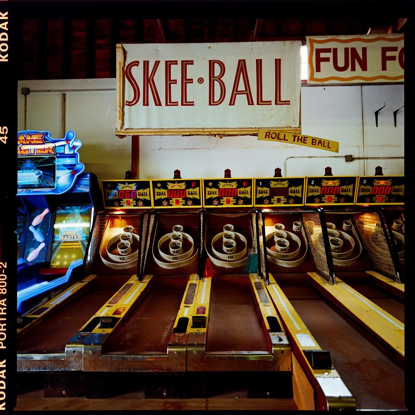 Saturdays are for Skee&bull;Ball

Shot on the Hasselblad 503cx w/ a mix of portra 160 and 800, developed by @huntsphotovideo, scanned with negative supply and the Fuji GFX 100s II.

#shootfilmstaybroke #yorkmaine #kodak #portra800 

#hasselblad503cx