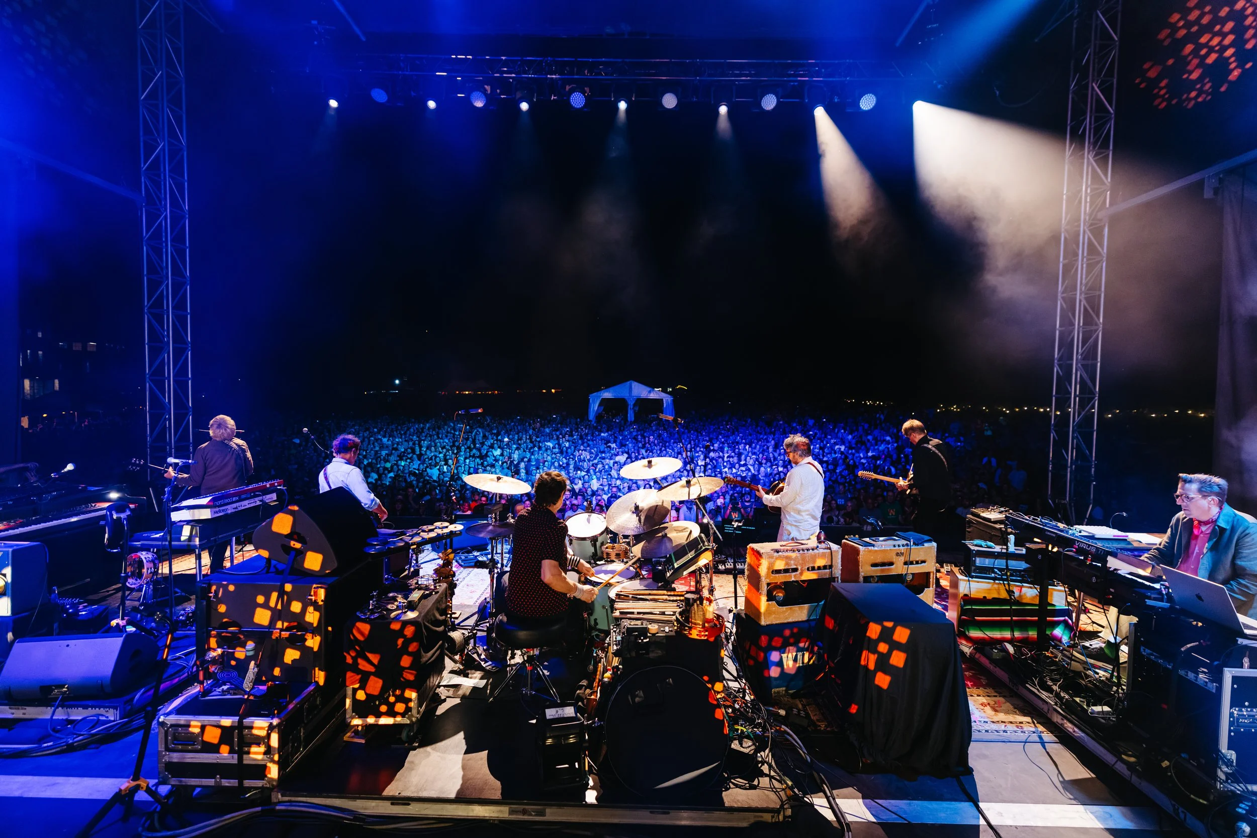 Wilco on stage at the Solid Sound Festival 2026