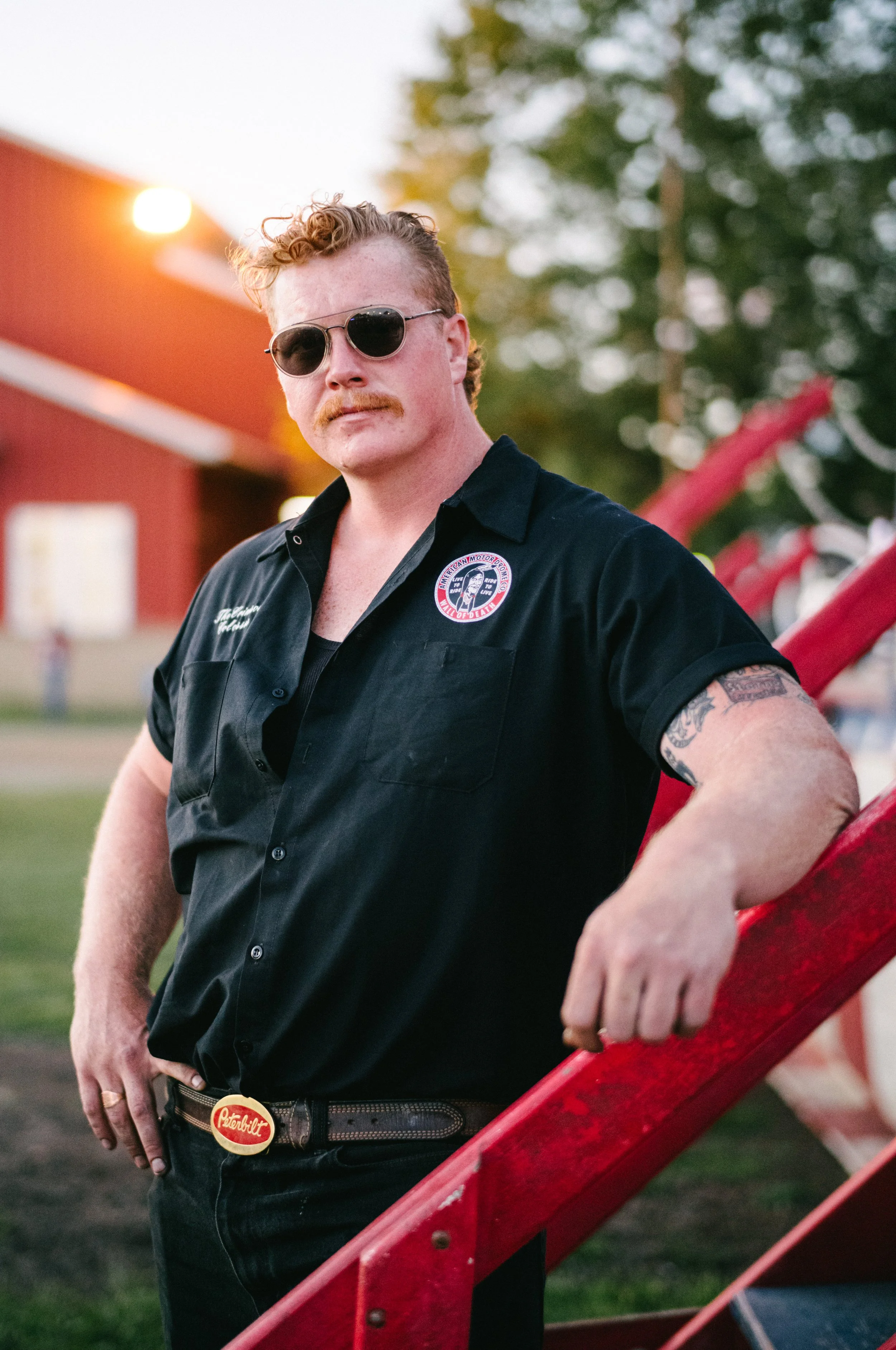 Andrew "Big Red" Hethmon - American Motor Drome Co. Wall of Death