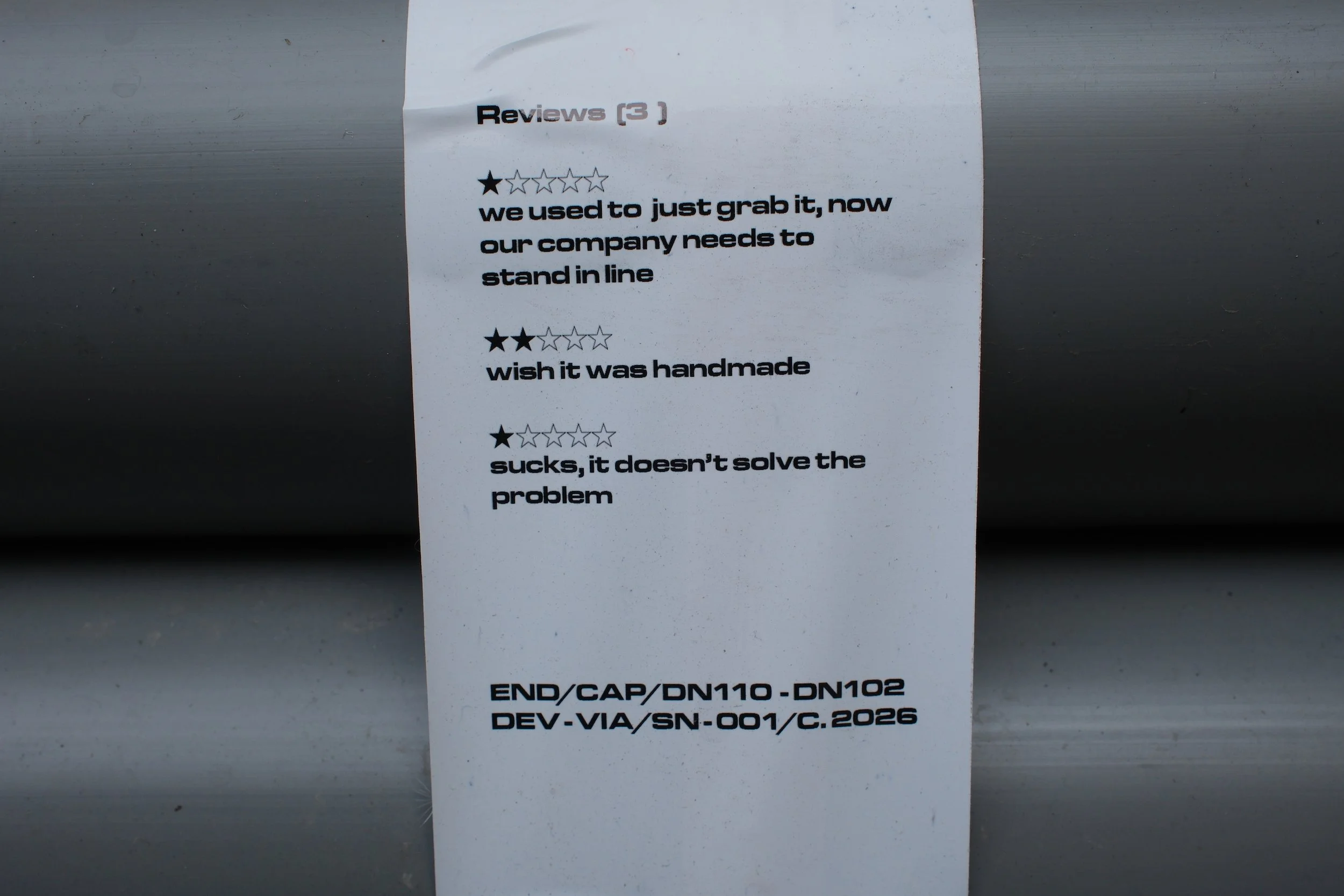 Rodrigo Red Sandoval Hydra printed reviews label intervention, Croma Art Week