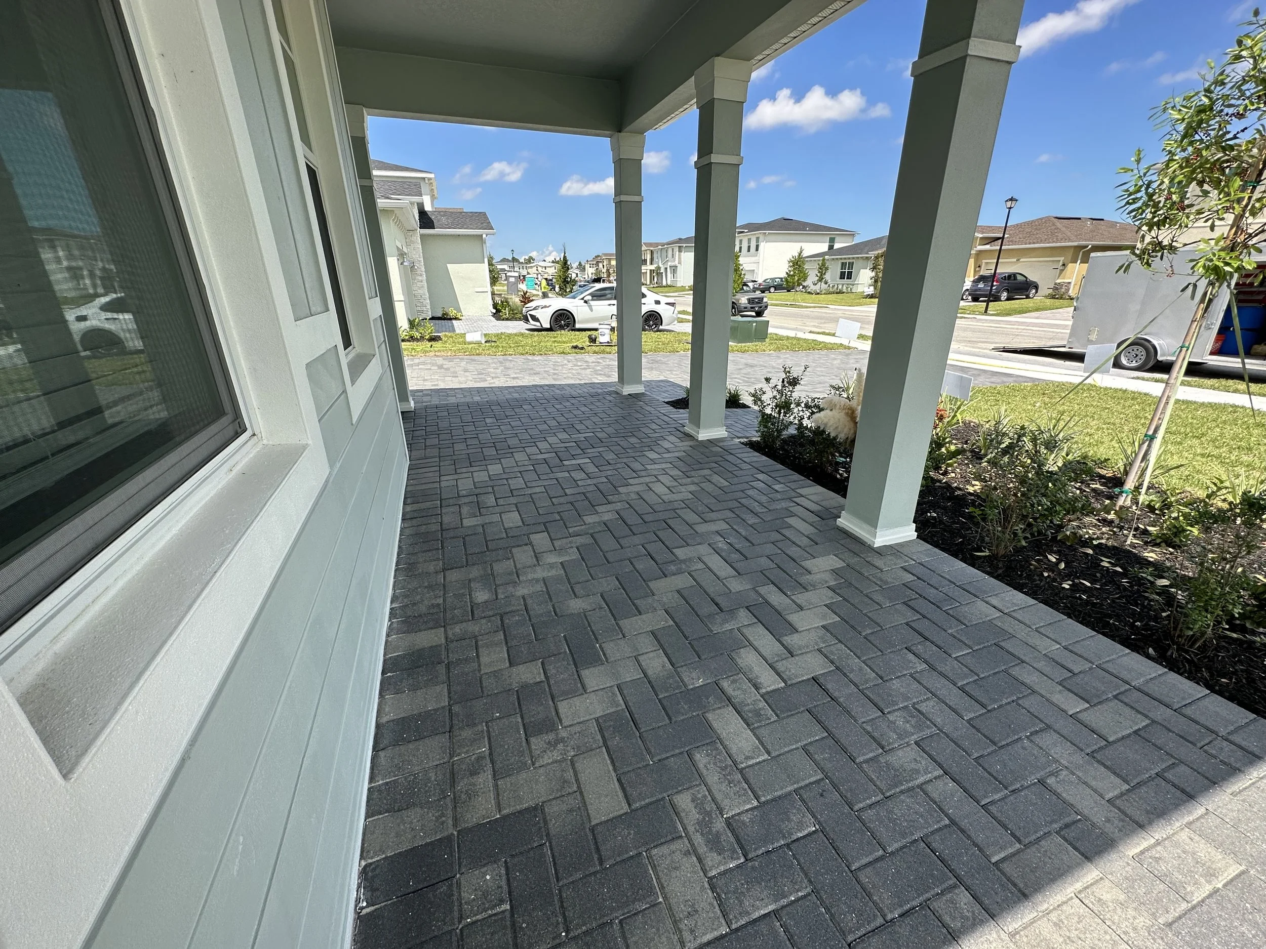 Paver Sealing, driveway sealing, brick paver sealing, driveway restoration Palm Bay Florida