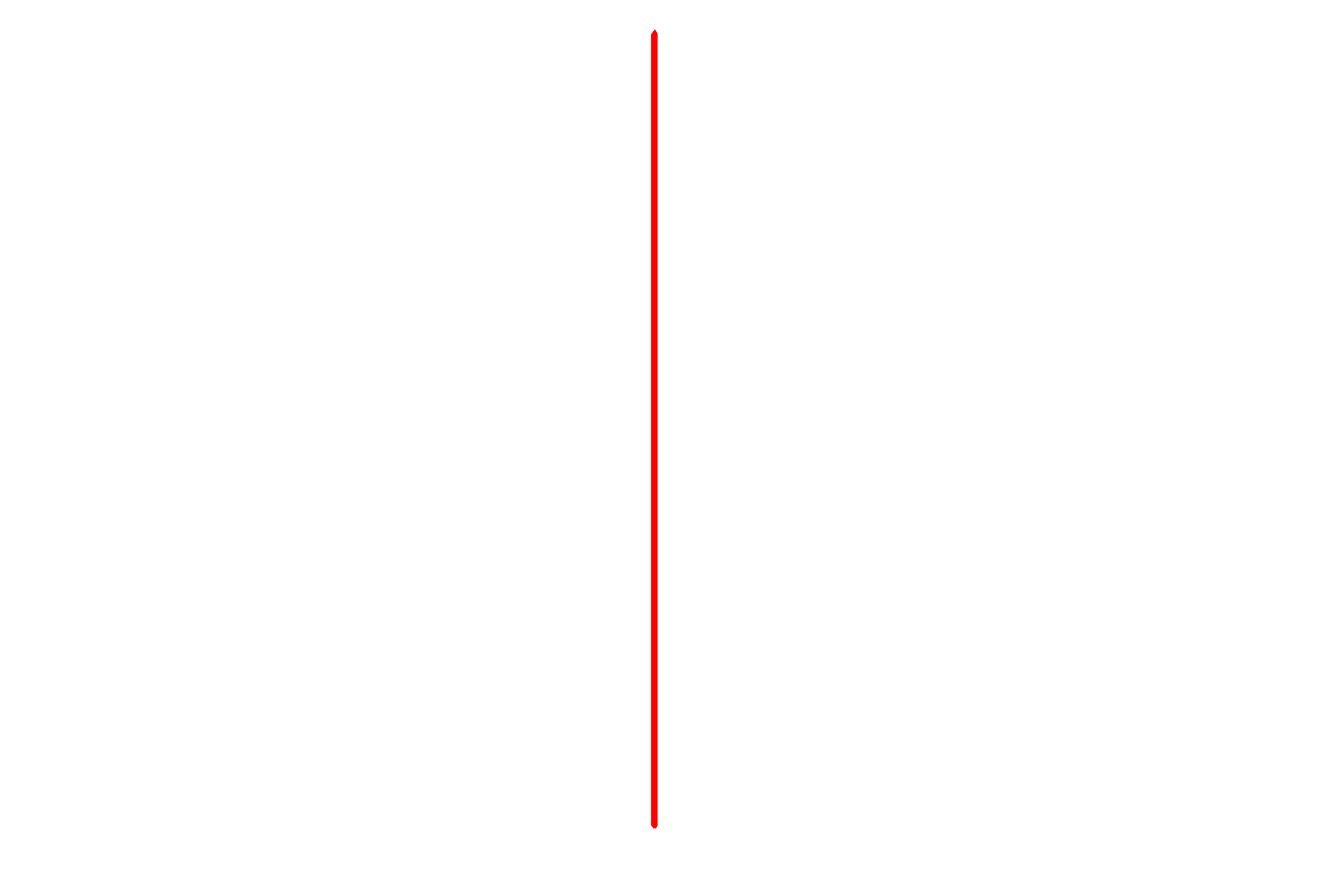 A graph showing a bell curve distribution on the left side and an exponential decay curve on the right side, separated by a red vertical line.