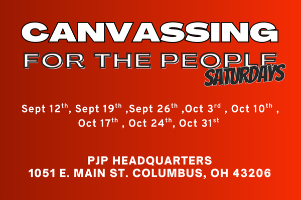 Canvassing for the People: September 19th